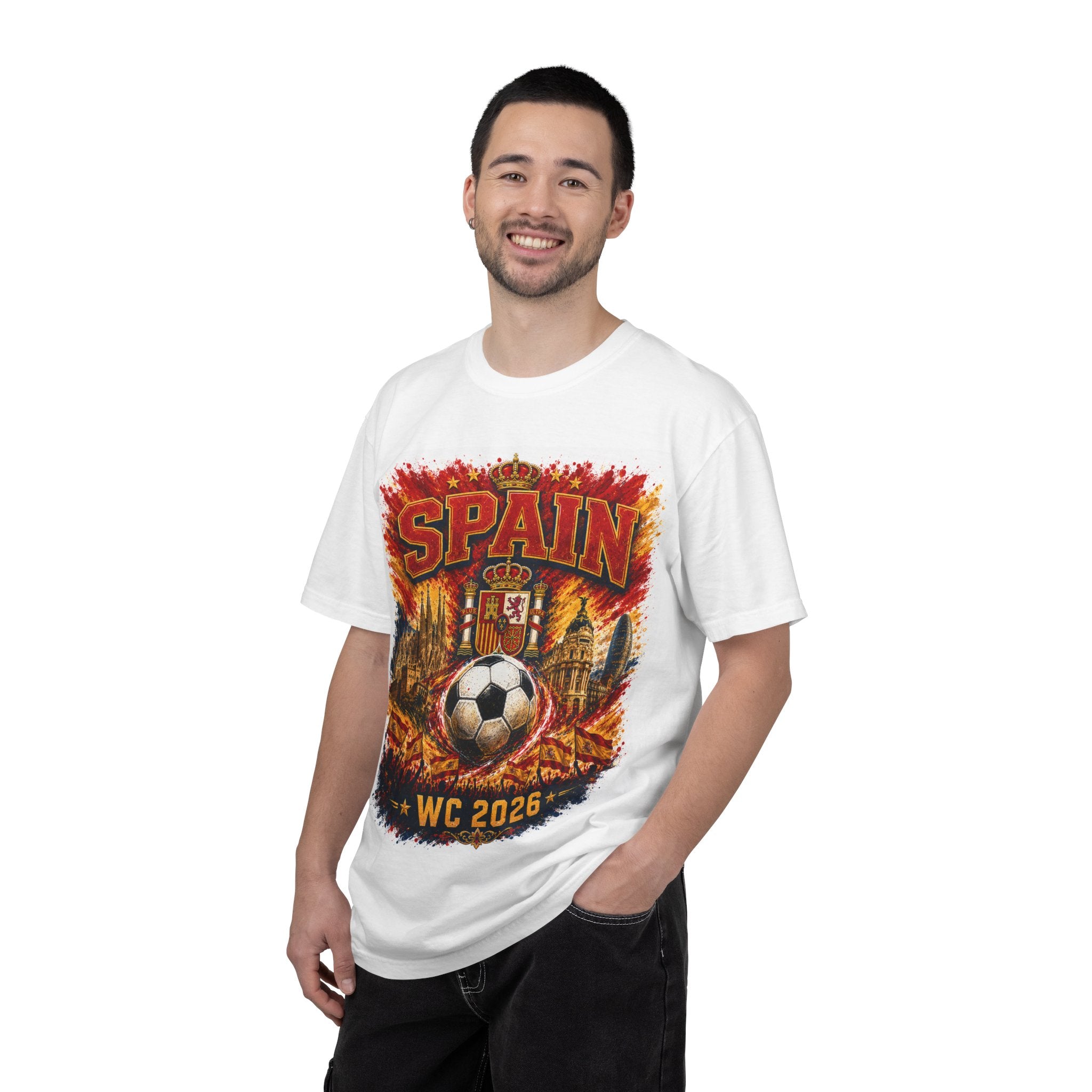 Spain Soccer T‑Shirt — WC 2026 Fan Tee (Spain, Atlanta & Miami)