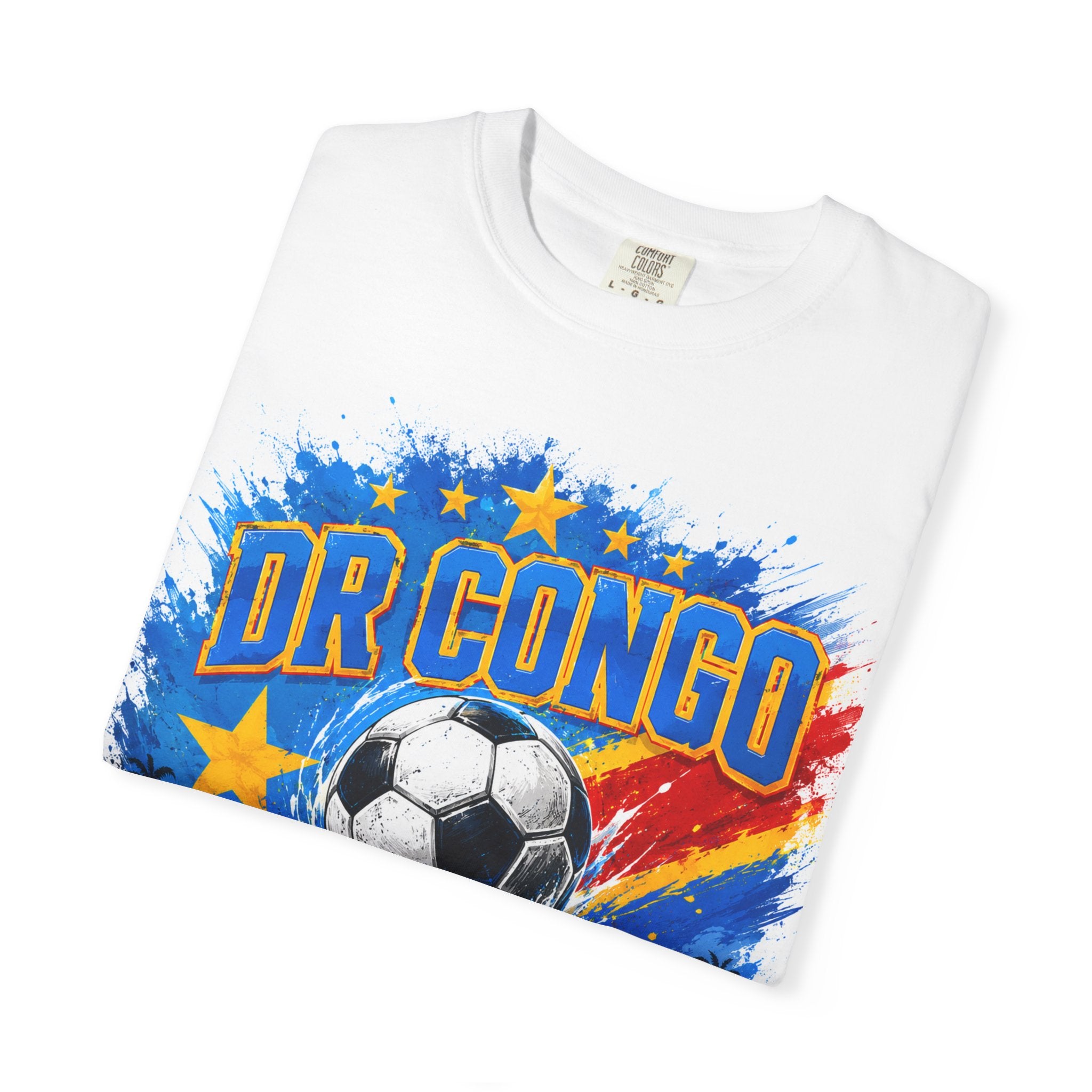 DR Congo World Cup 2026 Soccer T-Shirt — Houston, Guadalajara, Atlanta Fan Tee