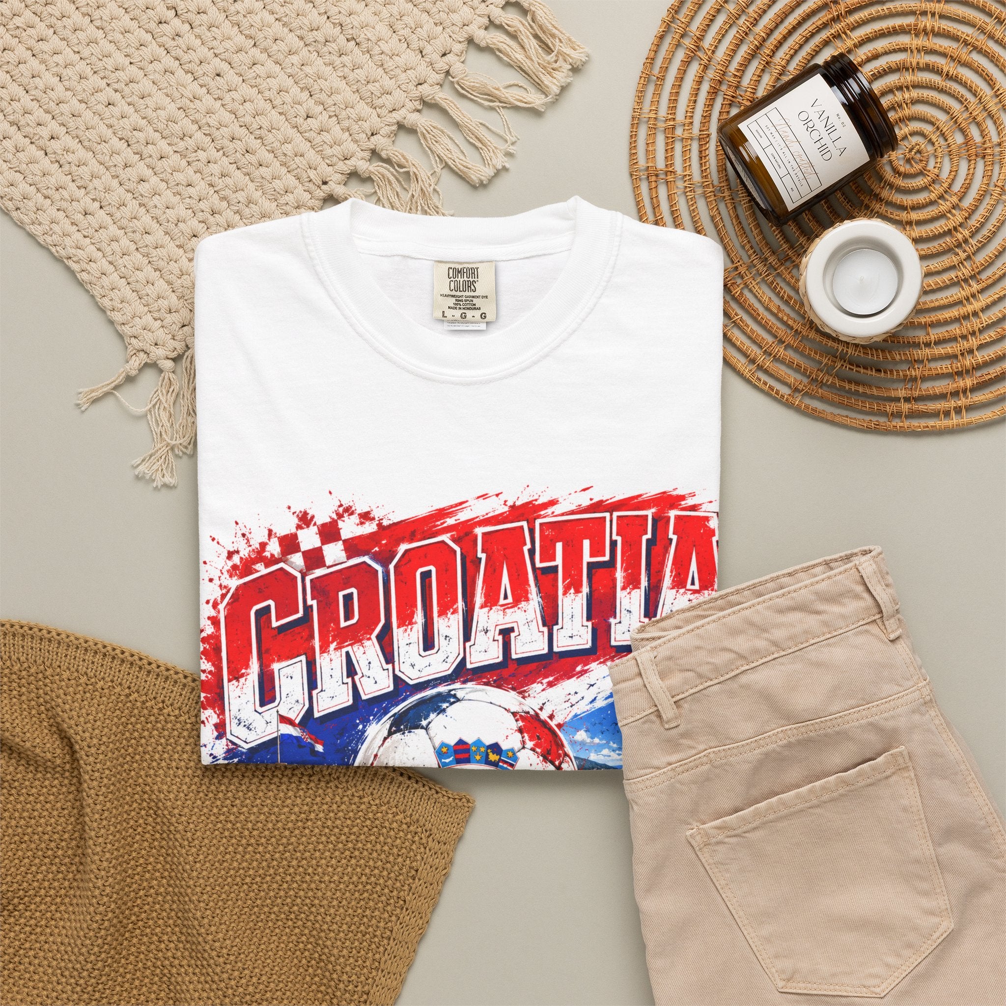 Croatia WC 2026 Soccer T-Shirt — Croatia Fan Tee (Dallas, Kansas City, Toronto)