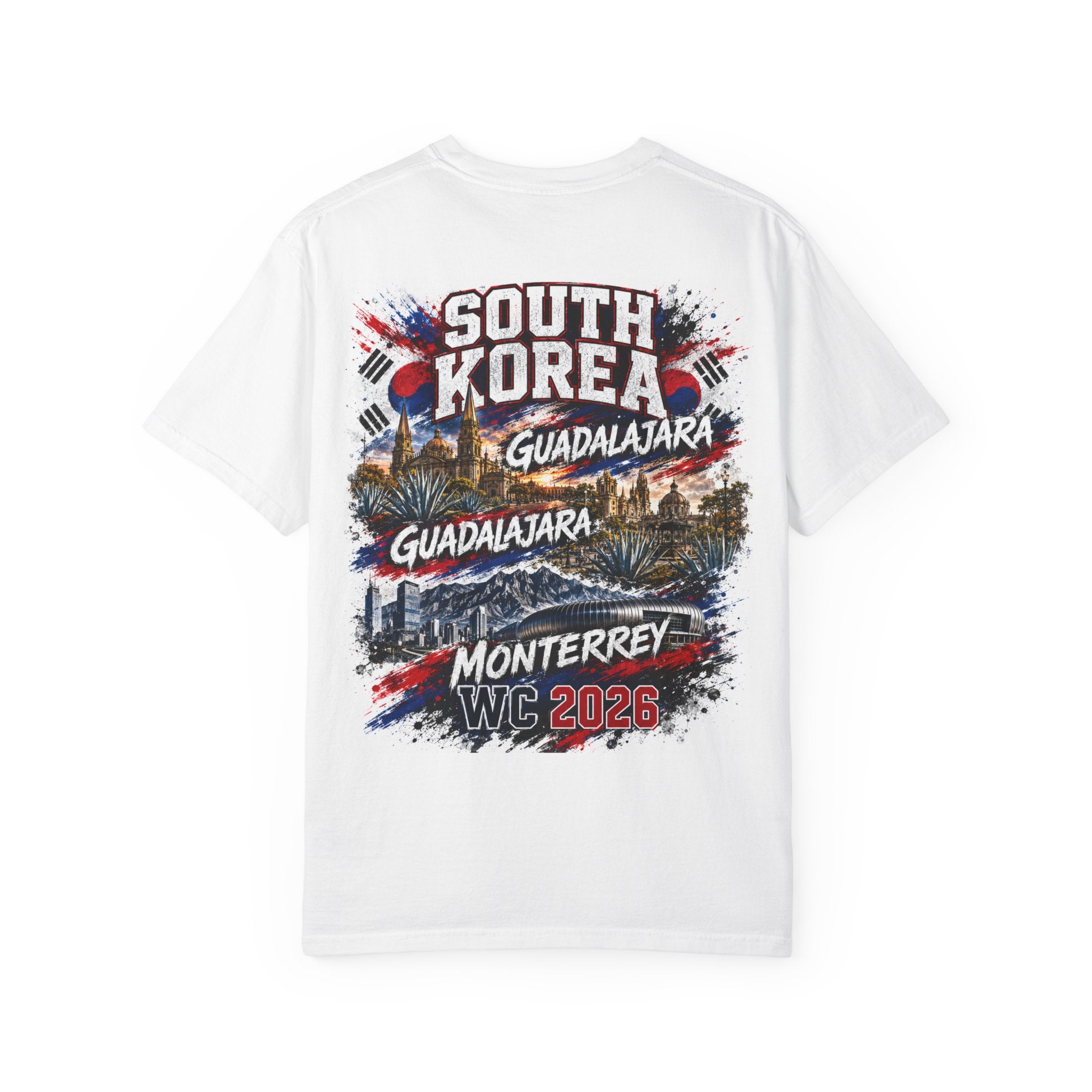 South Korea WC 2026 Soccer T-Shirt — Guadalajara & Monterrey Fan Tee
