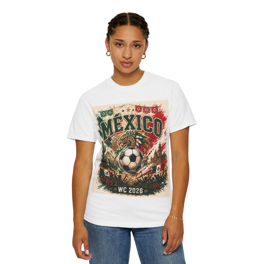 Mexico WC 2026 Soccer T-Shirt — Mexico City Guadalajara Monterrey Vintage Football Tee