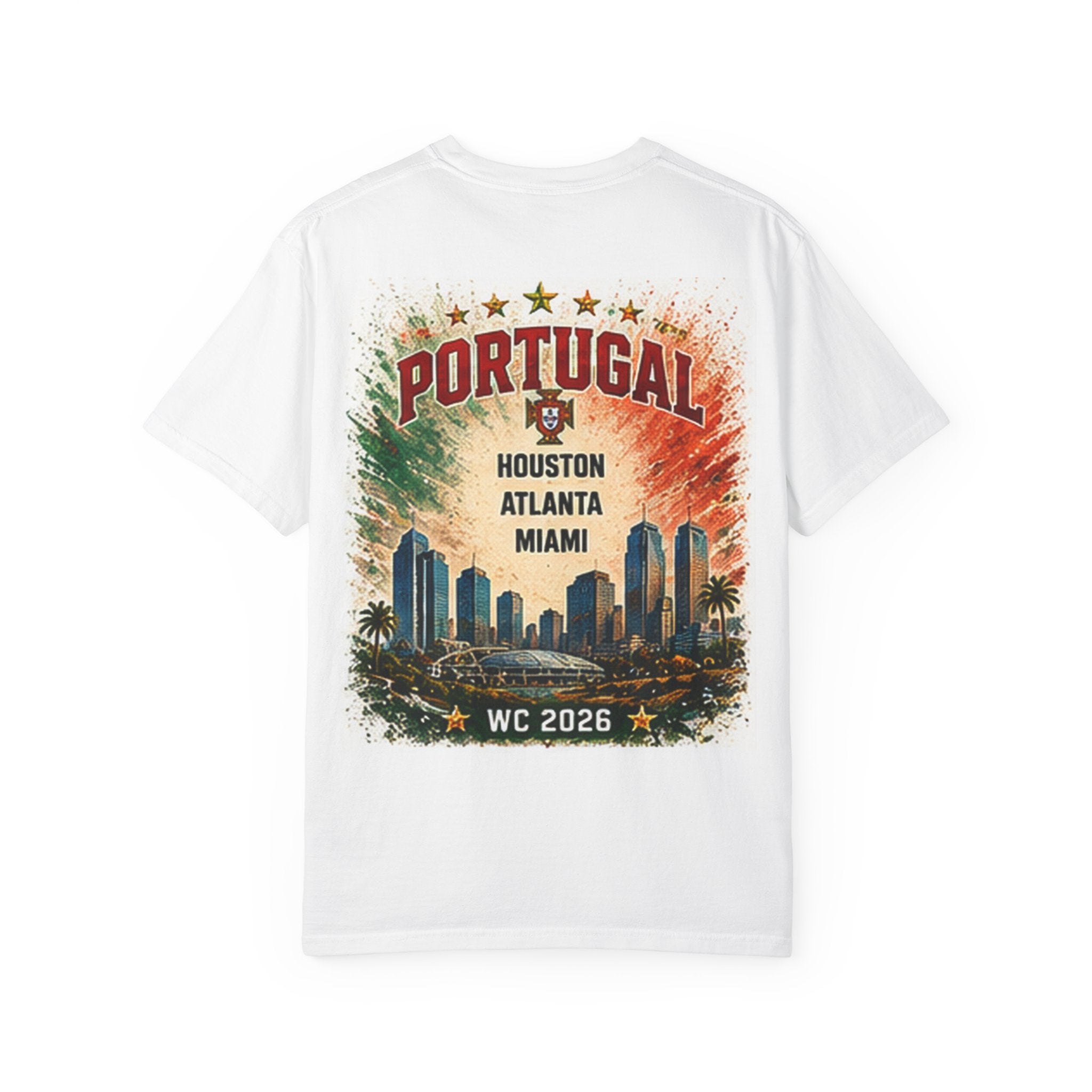 Portugal WC 2026 Soccer T-Shirt — Vintage Crest & Football Design