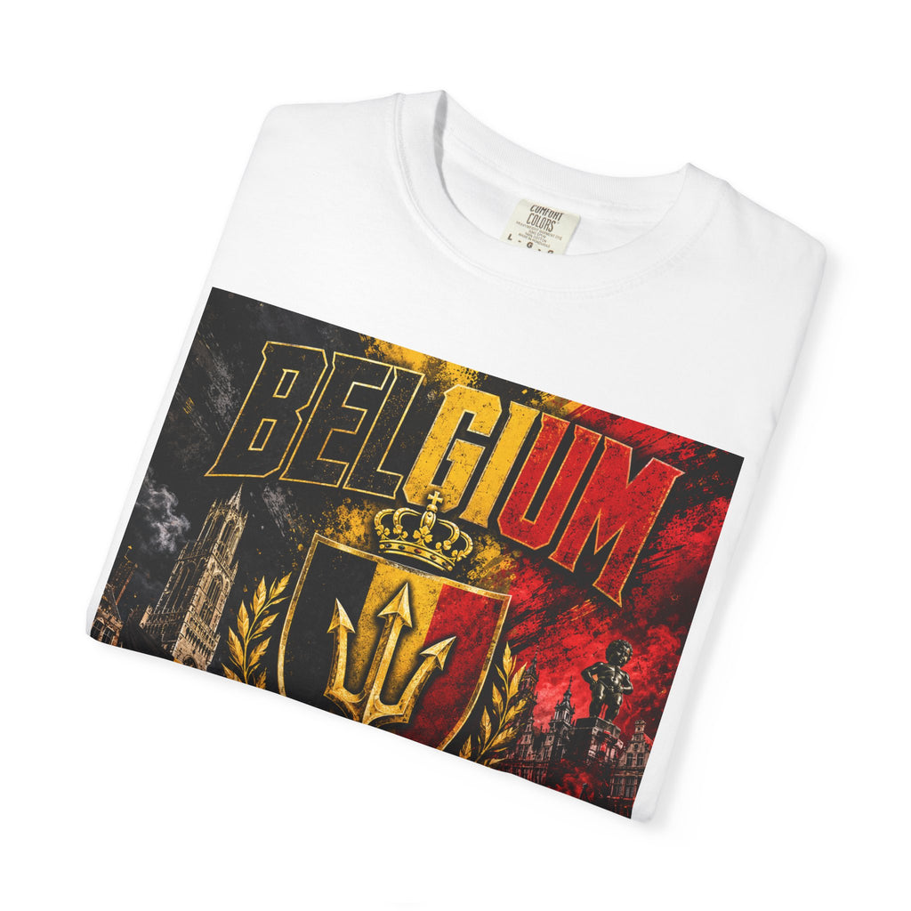 Belgium WC 2026 Soccer T-Shirt — Team Belgium North America Tour (Seattle • Los Angeles • Vancouver)
