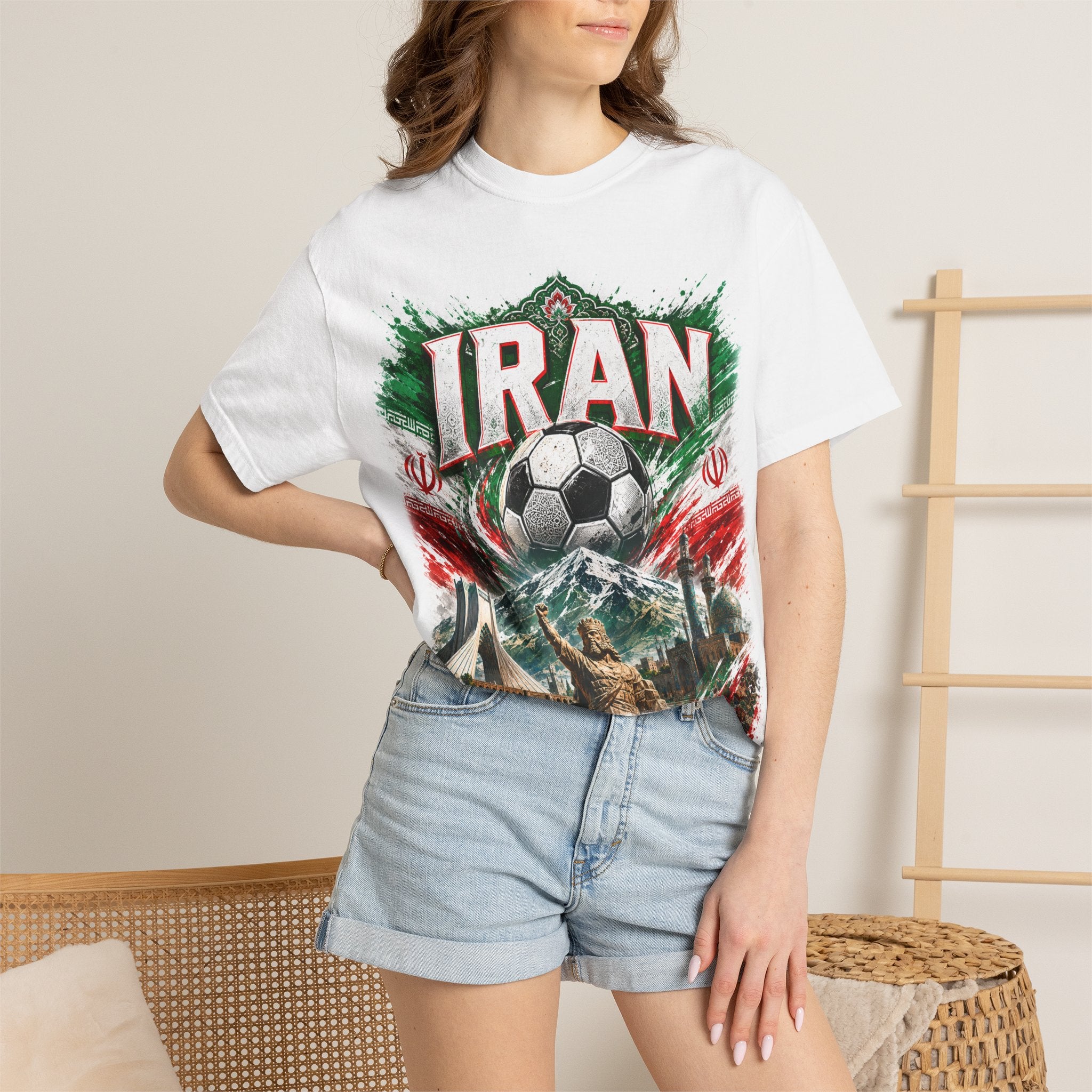 Iran World Cup 2026 Soccer T-Shirt — WC 2026 Los Angeles & Seattle Fan Tee