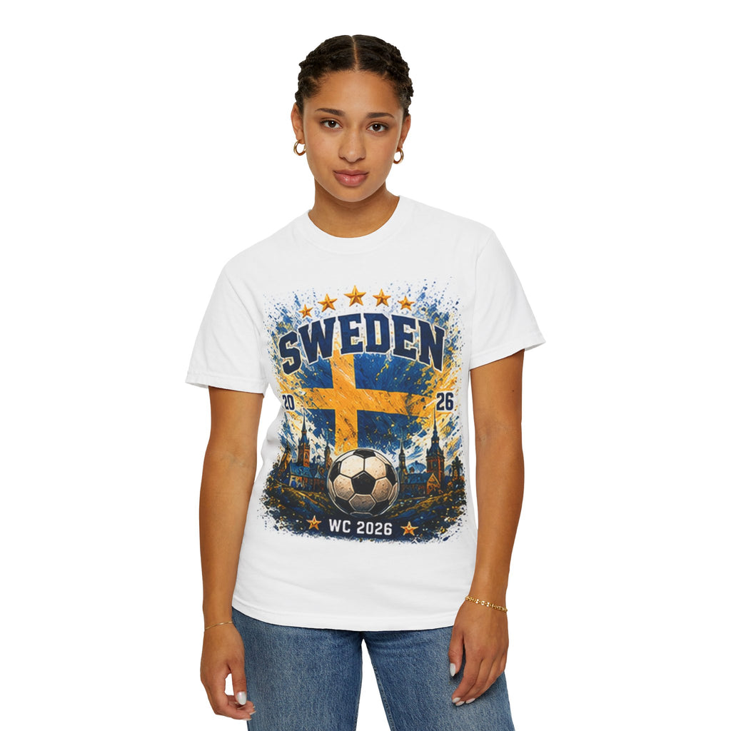 Sweden World Cup 2026 Soccer T-Shirt — WC 2026 Sweden Fan Tee