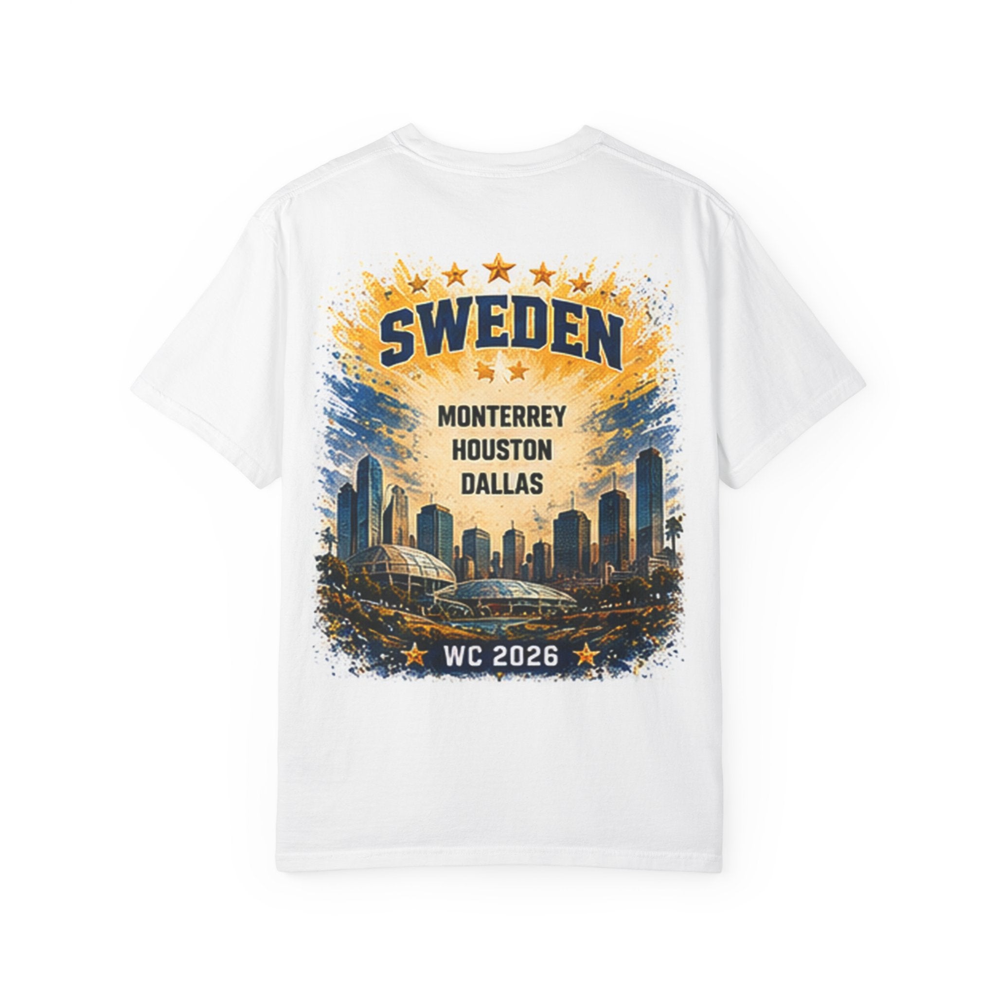 Sweden World Cup 2026 Soccer T-Shirt — WC 2026 Sweden Fan Tee