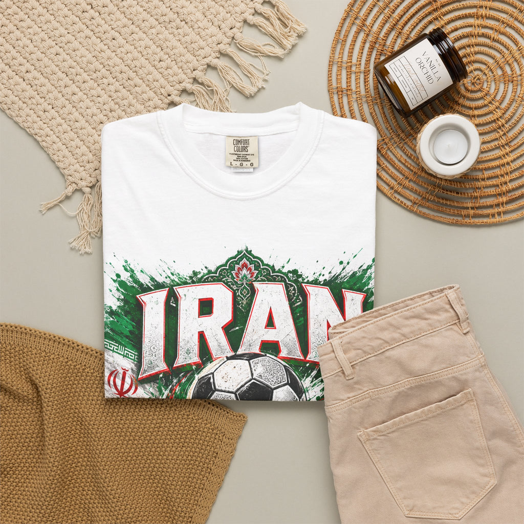 Iran World Cup 2026 Soccer T-Shirt — WC 2026 Los Angeles & Seattle Fan Tee