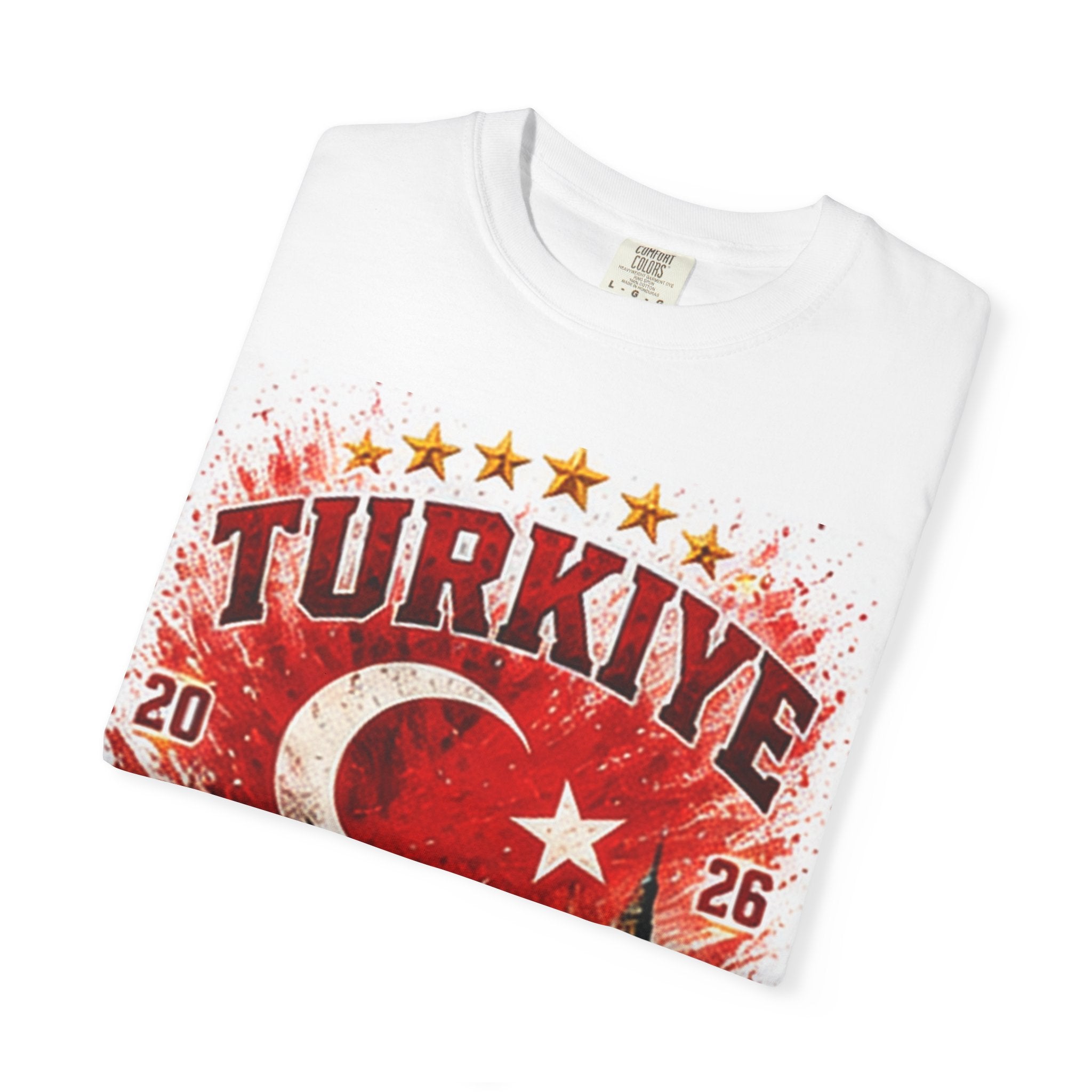 Türkiye WC 2026 Soccer T-Shirt — World Cup Fan Tee (Vancouver, San Francisco, Los Angeles)