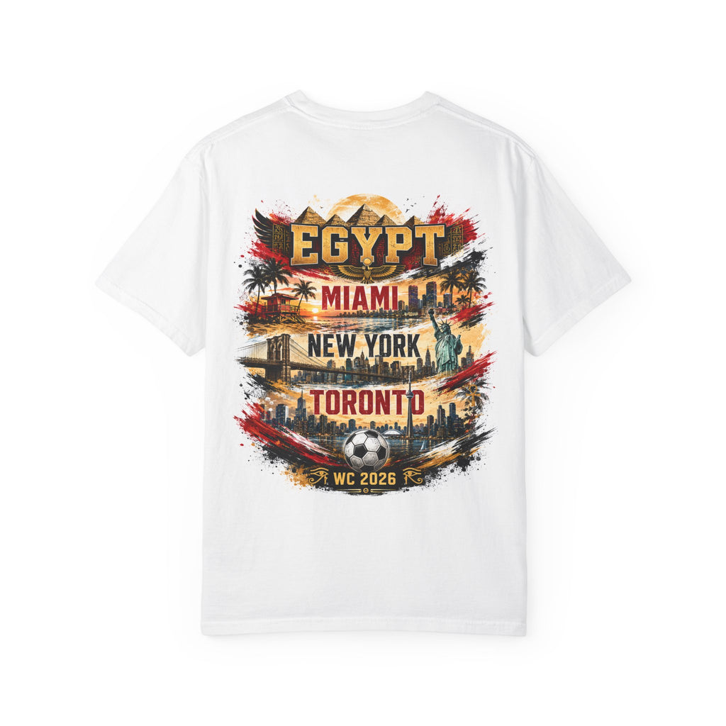 Egypt World Cup 2026 Soccer T-Shirt — Egypt Football Fan Tee (Miami • New York • Toronto)