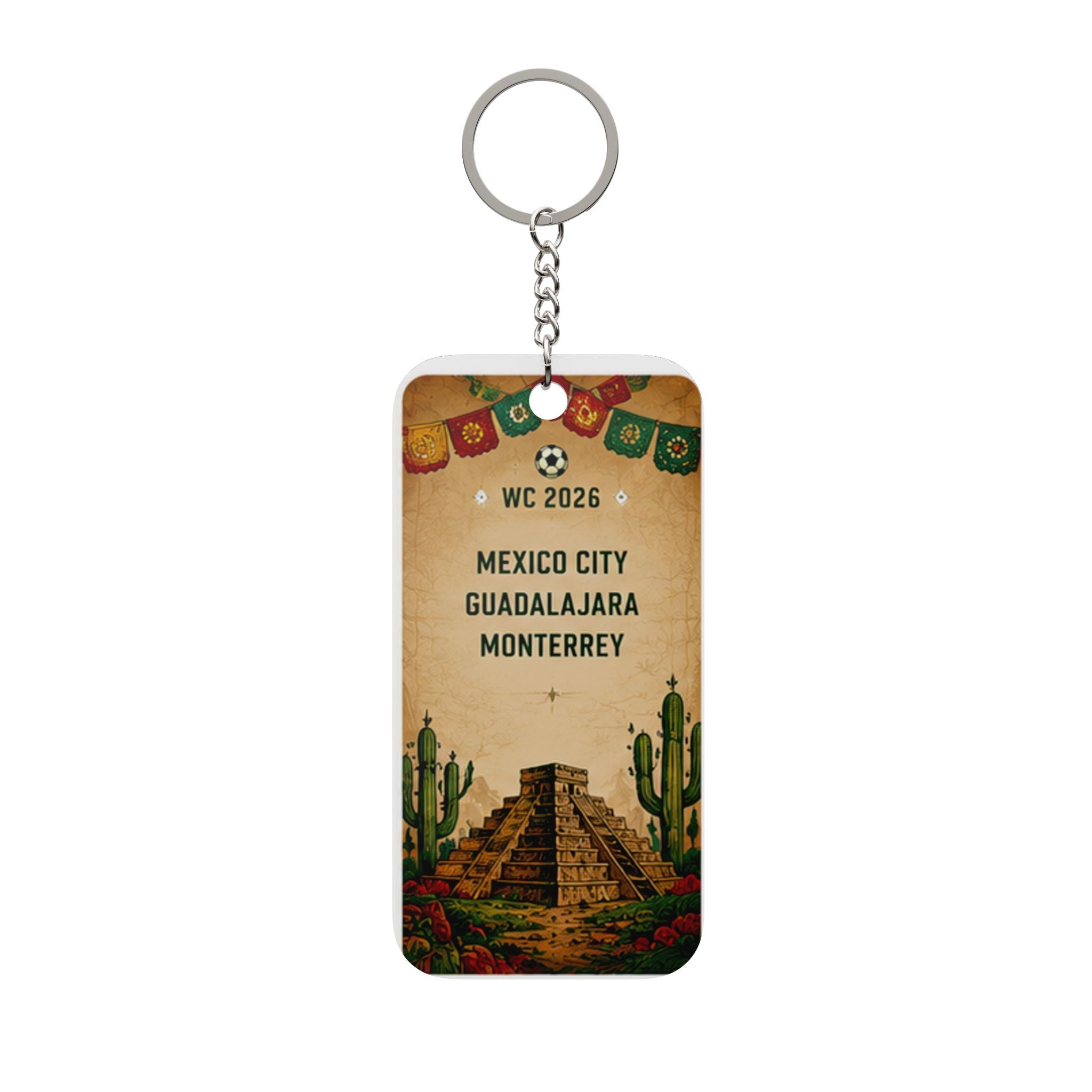Mexico Soccer World Cup 2026 Double-Sided Keychain
