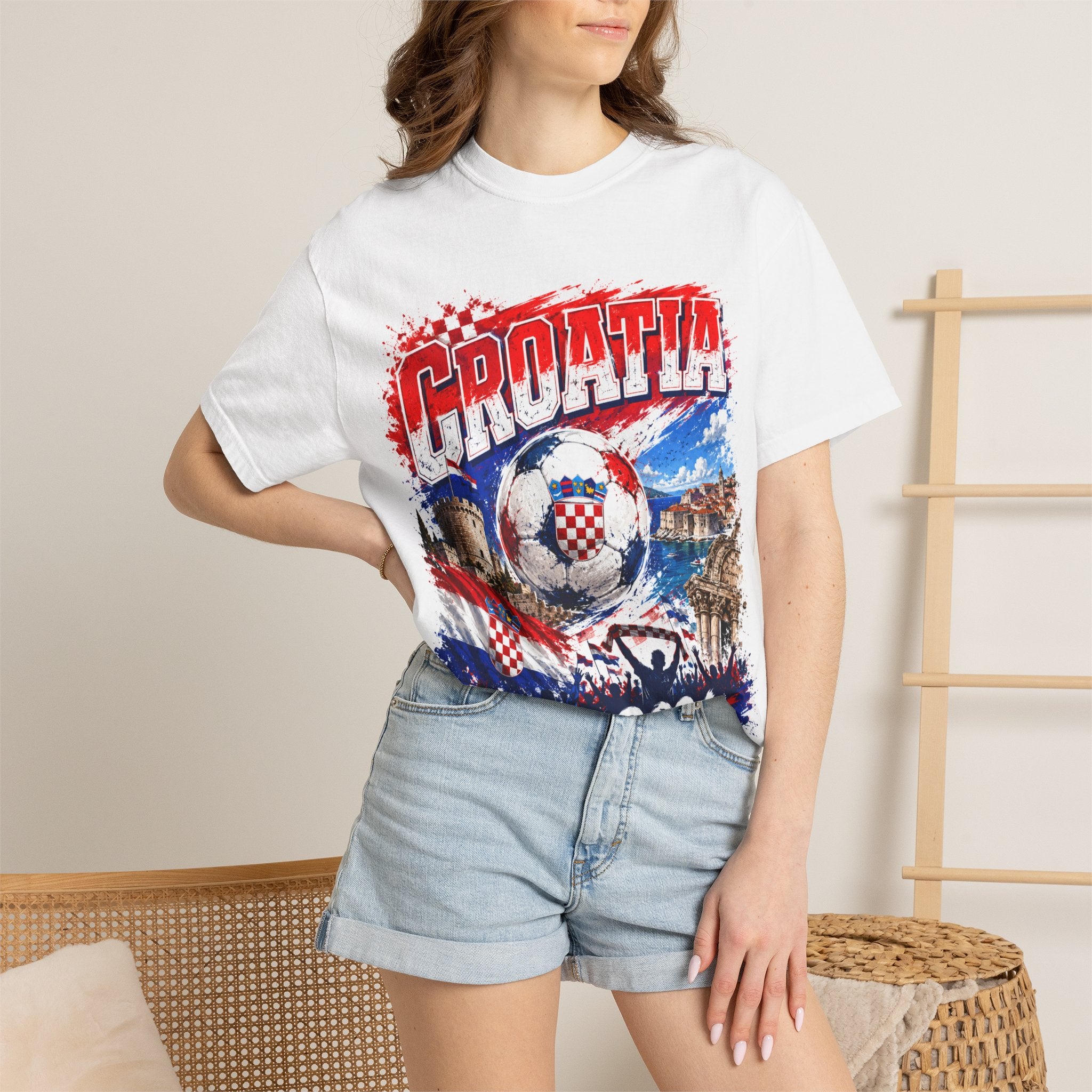 Croatia WC 2026 Soccer T-Shirt — Croatia Fan Tee (Dallas, Kansas City, Toronto)