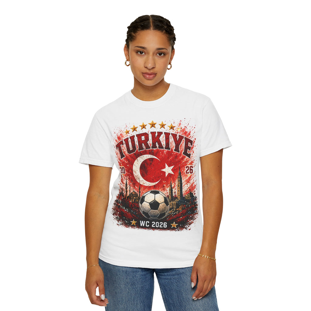 Türkiye WC 2026 Soccer T-Shirt — World Cup Fan Tee (Vancouver, San Francisco, Los Angeles)