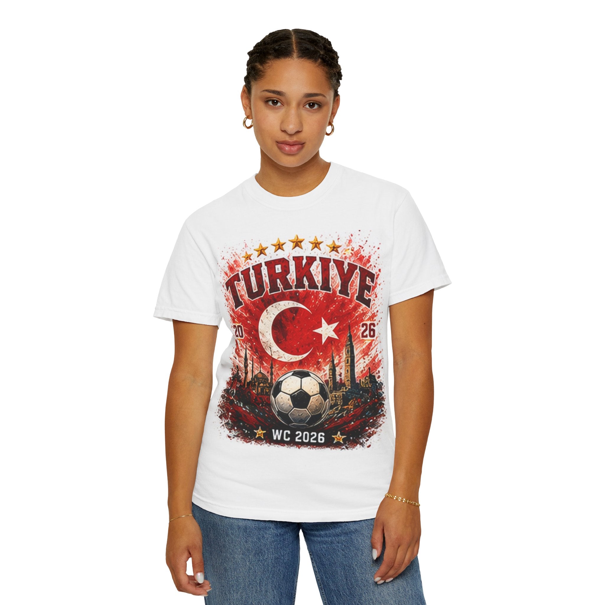 Türkiye WC 2026 Soccer T-Shirt — World Cup Fan Tee (Vancouver, San Francisco, Los Angeles)