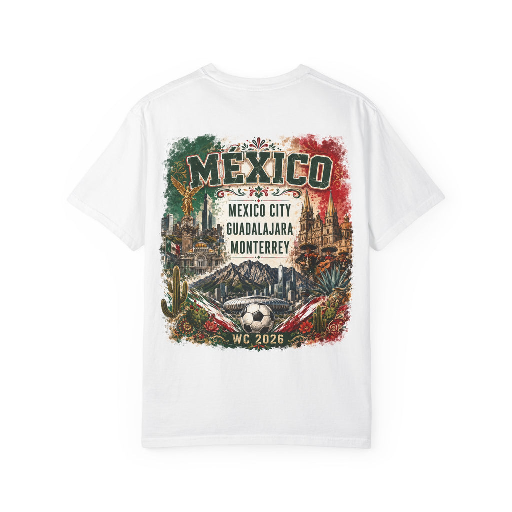 Mexico WC 2026 Soccer T-Shirt — Mexico City Guadalajara Monterrey Vintage Football Tee