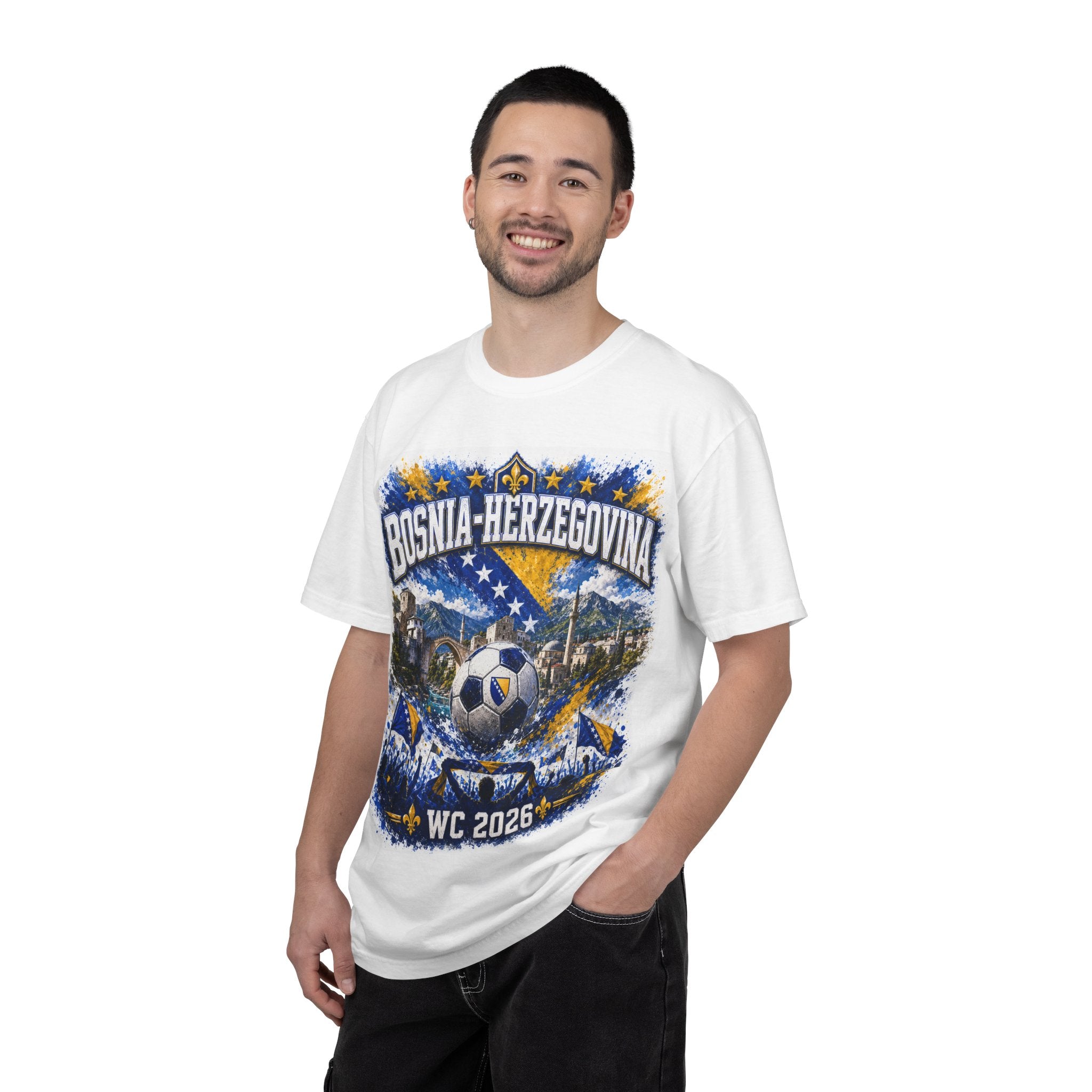 Bosnia-Herzegovina WC 2026 Soccer T-Shirt — Toronto Los Angeles Seattle Fan Tee