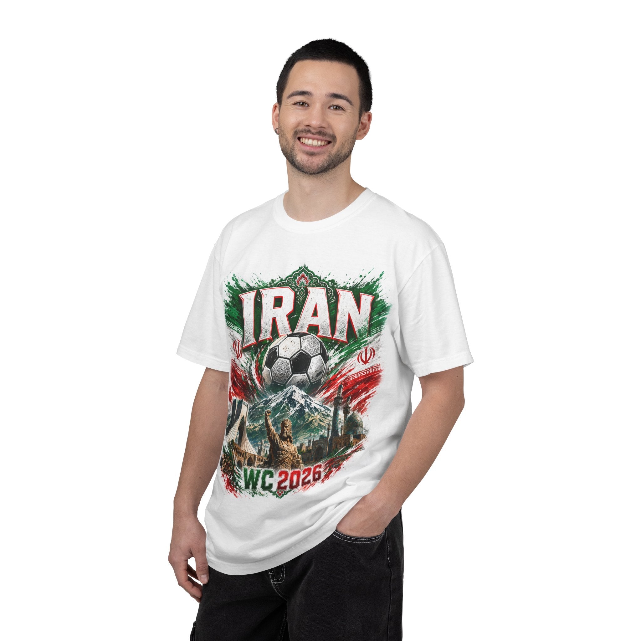 Iran World Cup 2026 Soccer T-Shirt — WC 2026 Los Angeles & Seattle Fan Tee
