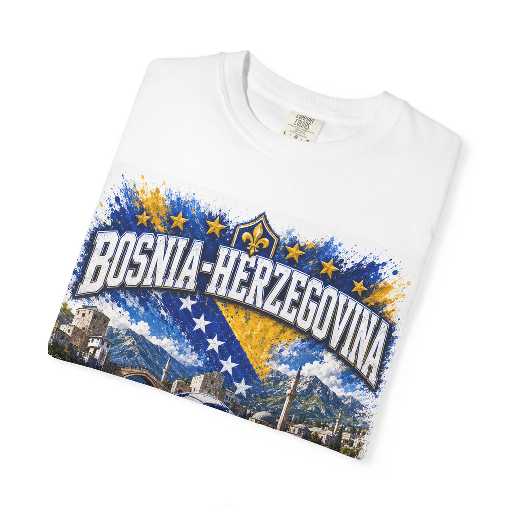 Bosnia-Herzegovina WC 2026 Soccer T-Shirt — Toronto Los Angeles Seattle Fan Tee