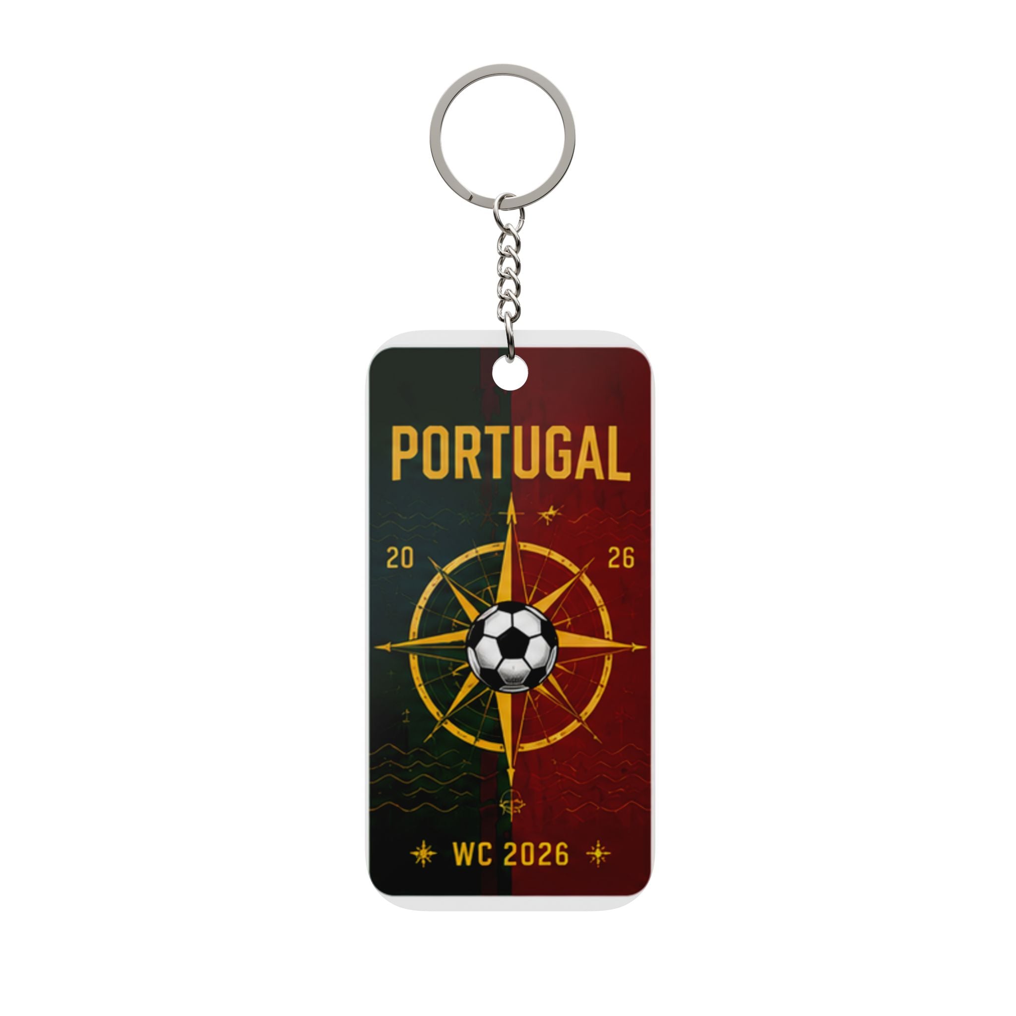 Portugal Soccer World Cup 2026 Double-Sided Keychain