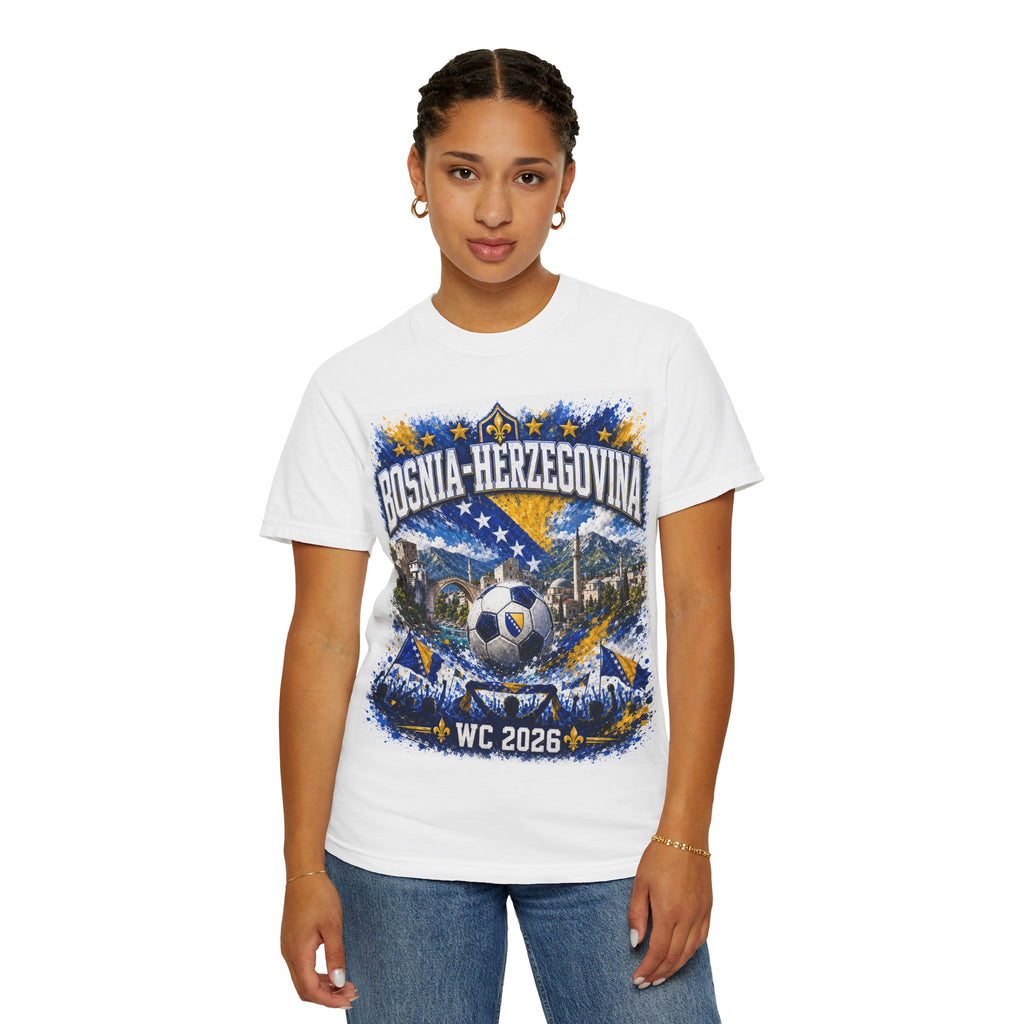 Bosnia-Herzegovina WC 2026 Soccer T-Shirt — Toronto Los Angeles Seattle Fan Tee