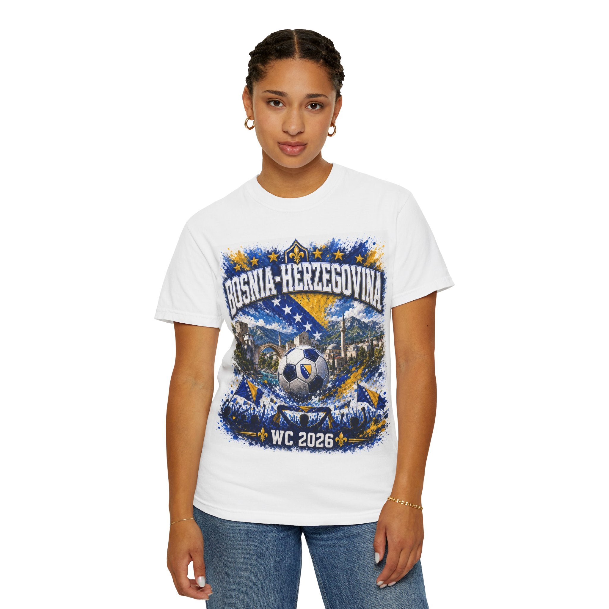 Bosnia-Herzegovina WC 2026 Soccer T-Shirt — Toronto Los Angeles Seattle Fan Tee