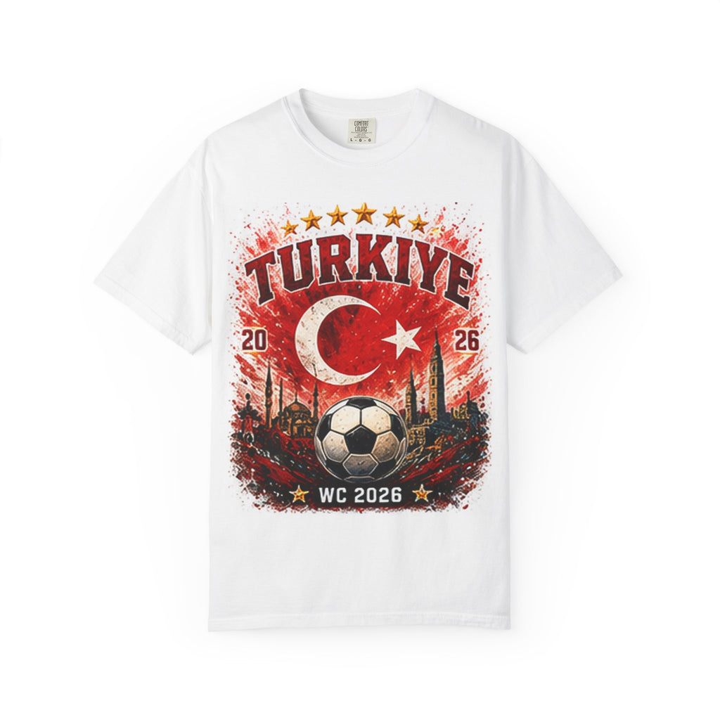 Türkiye WC 2026 Soccer T-Shirt — World Cup Fan Tee (Vancouver, San Francisco, Los Angeles)