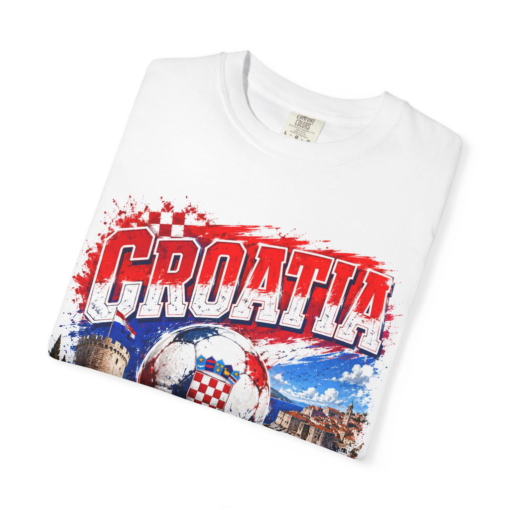 Croatia WC 2026 Soccer T-Shirt — Croatia Fan Tee (Dallas, Kansas City, Toronto)