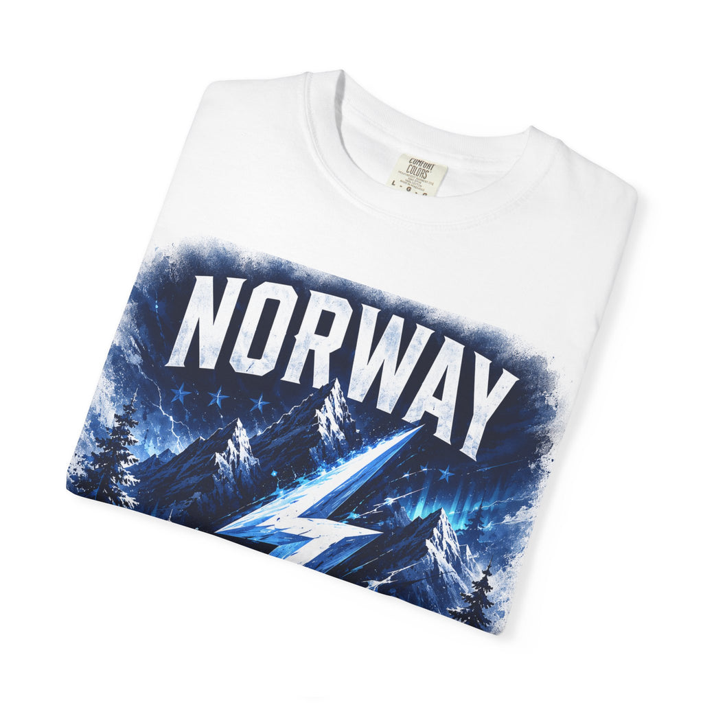 Norway WC 2026 Soccer T-Shirt — Lightning Forest Football Fan Tee