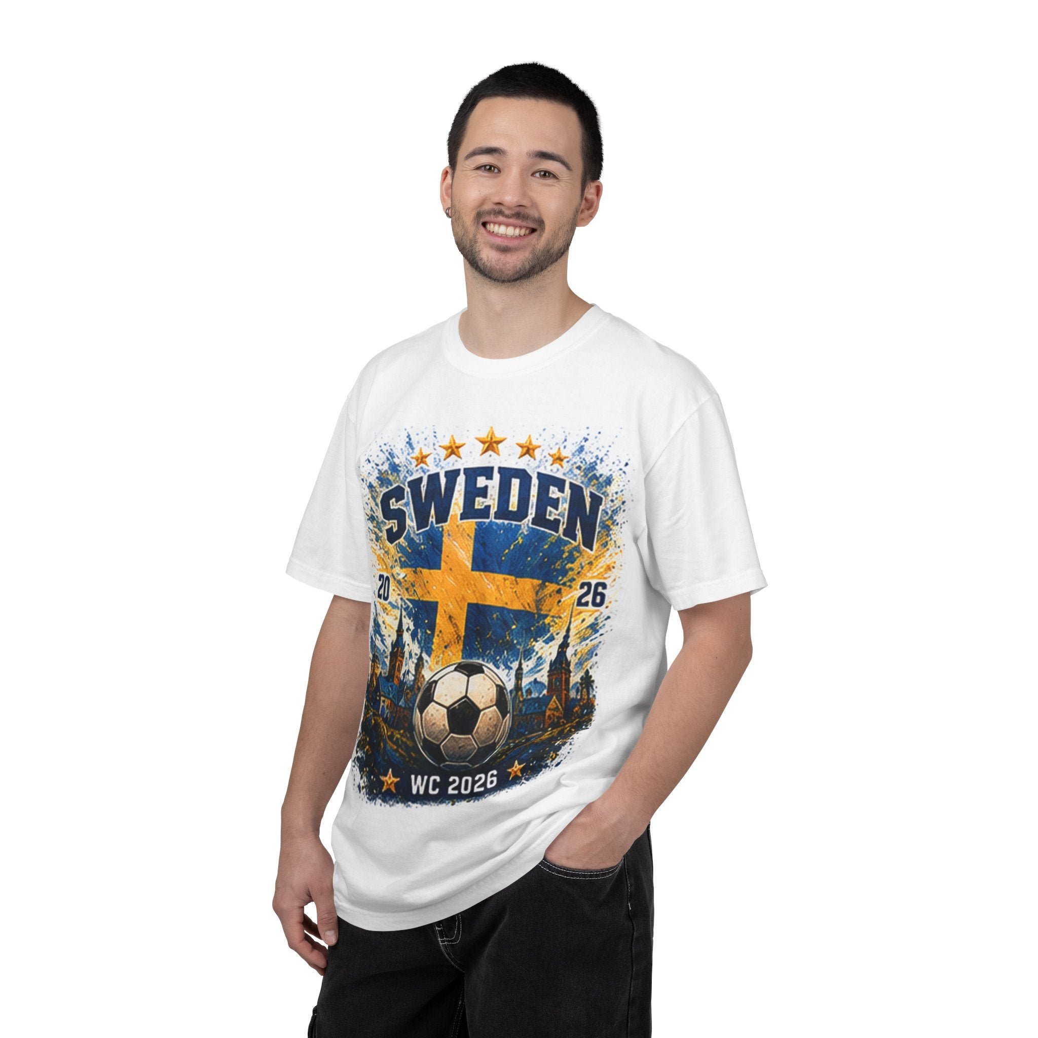 Sweden World Cup 2026 Soccer T-Shirt — WC 2026 Sweden Fan Tee