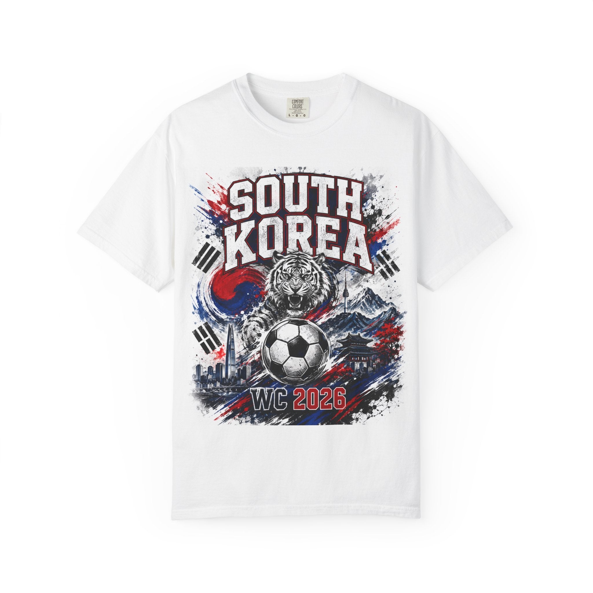 South Korea WC 2026 Soccer T-Shirt — Guadalajara & Monterrey Fan Tee
