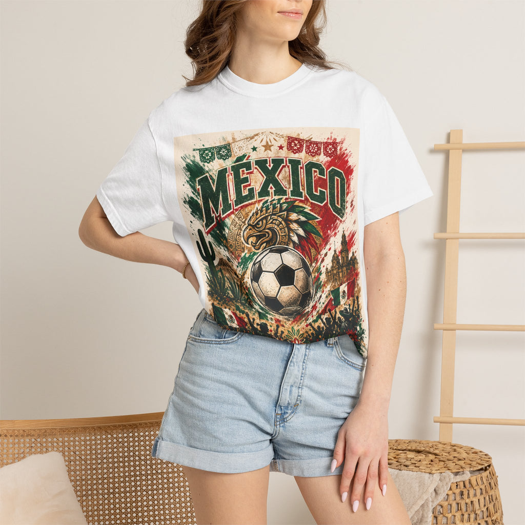 Mexico WC 2026 Soccer T-Shirt — Mexico City Guadalajara Monterrey Vintage Football Tee