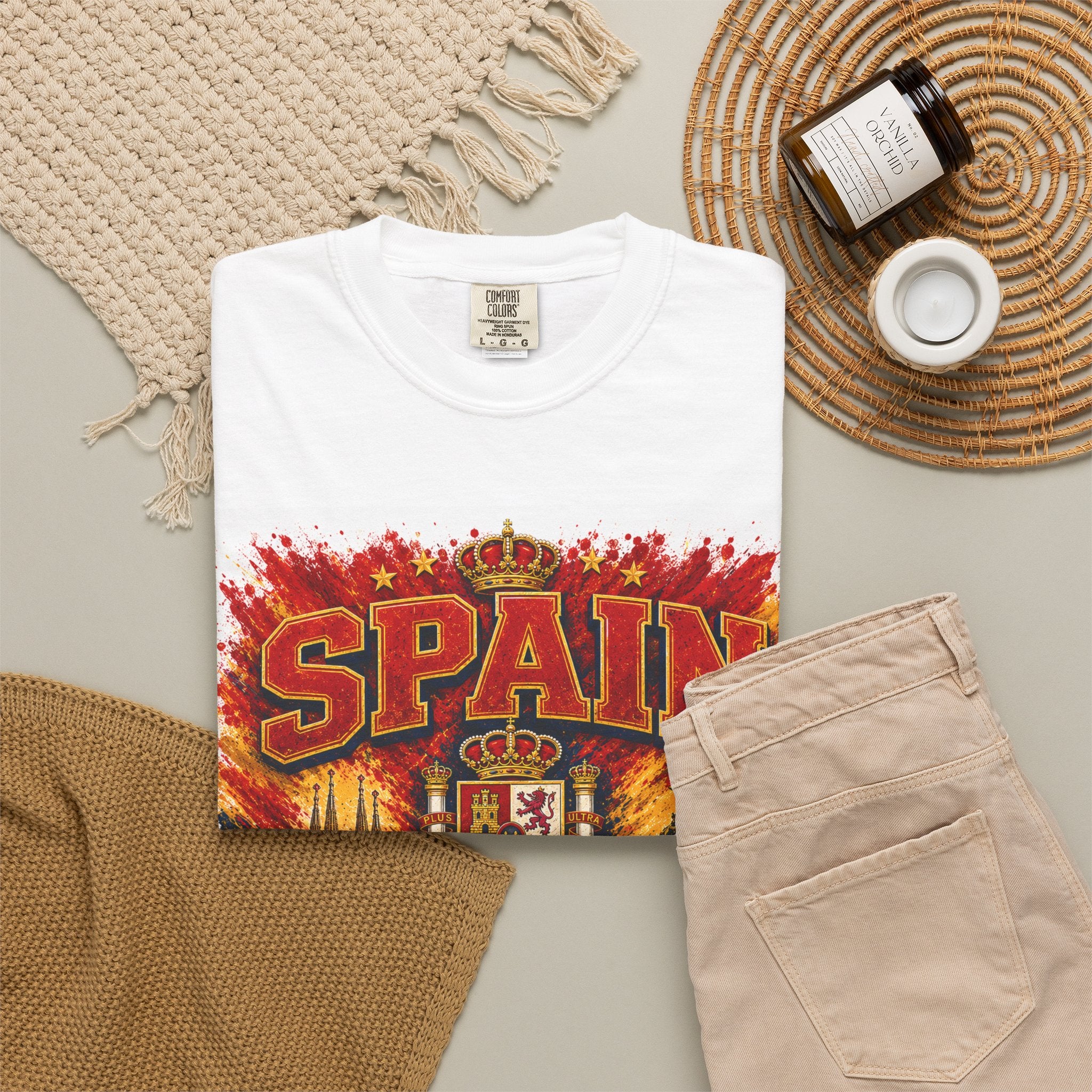 Spain Soccer T‑Shirt — WC 2026 Fan Tee (Spain, Atlanta & Miami)
