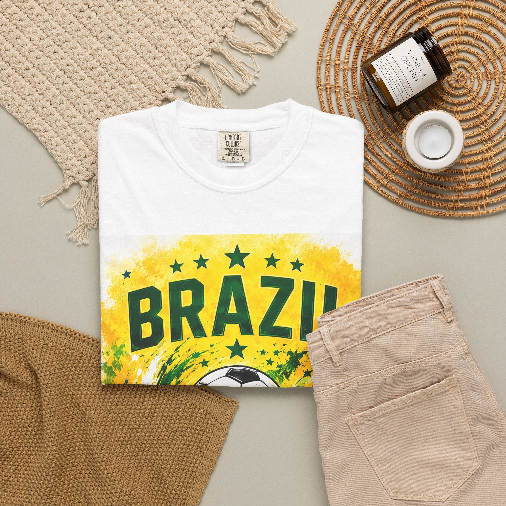 Brazil WC 2026 Soccer T-Shirt – World Cup Fan Tee with City Graphics (New York • Philadelphia • Miami)
