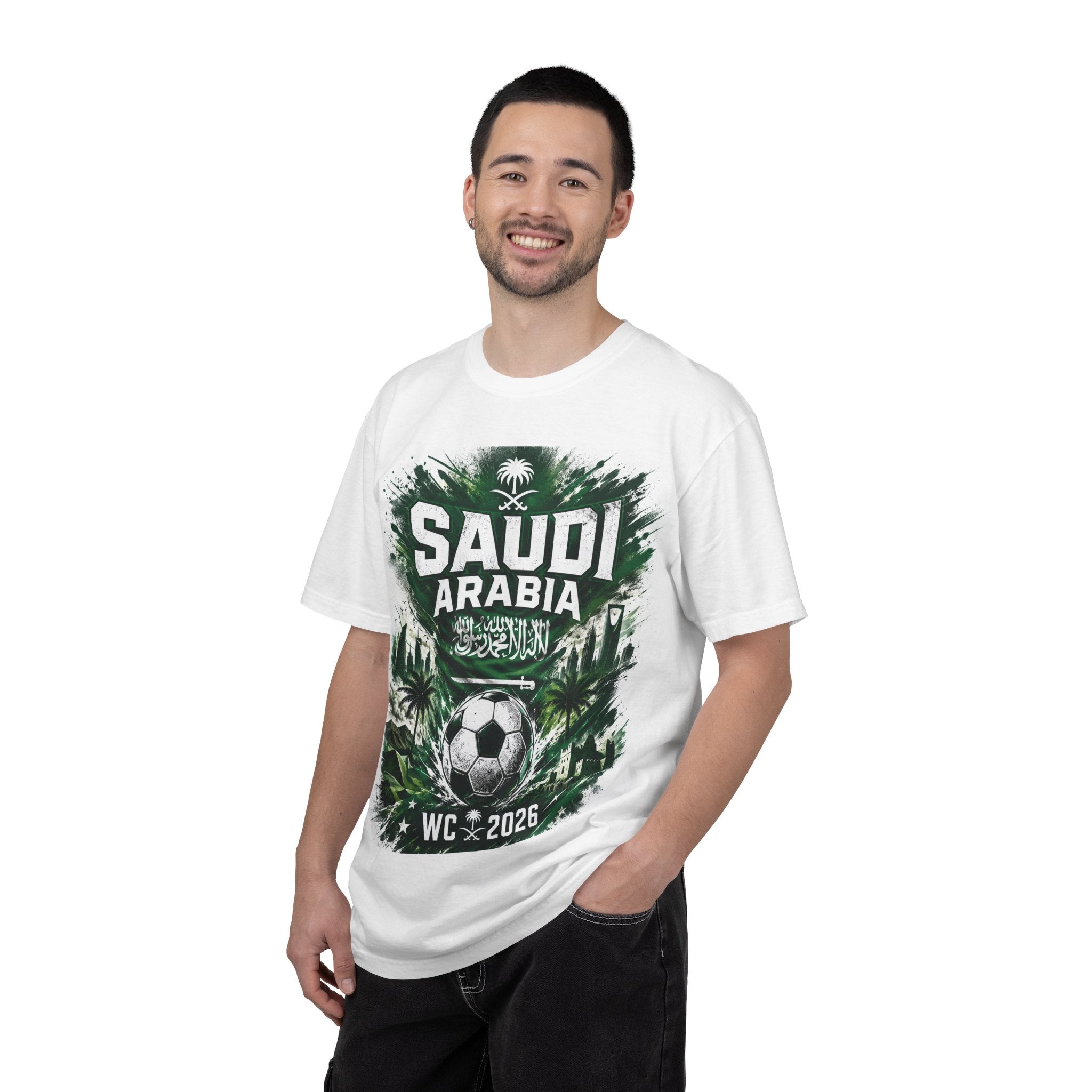 Saudi Arabia World Cup 2026 Soccer T-Shirt — Miami Atlanta Houston Tour Tee