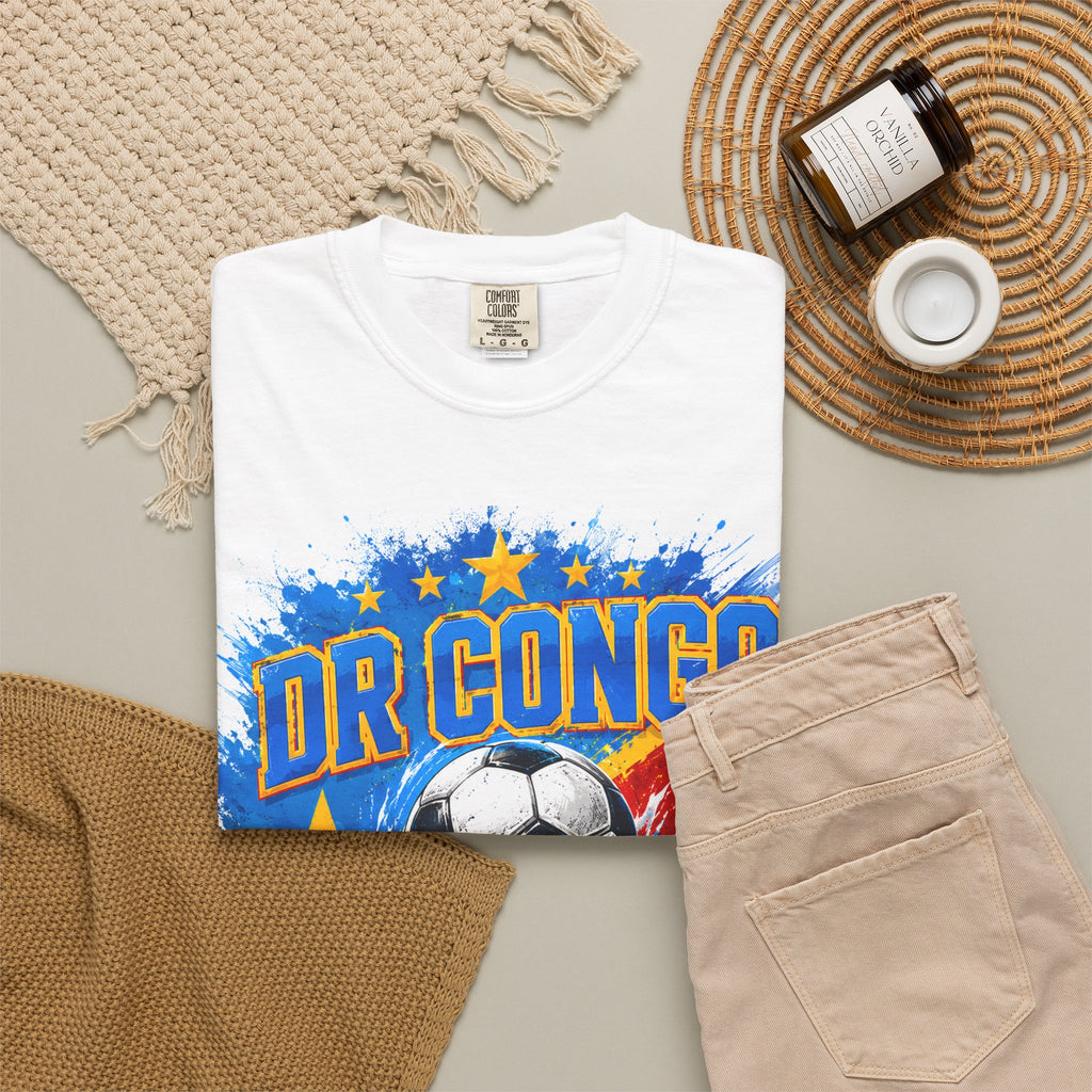 DR Congo World Cup 2026 Soccer T-Shirt — Houston, Guadalajara, Atlanta Fan Tee