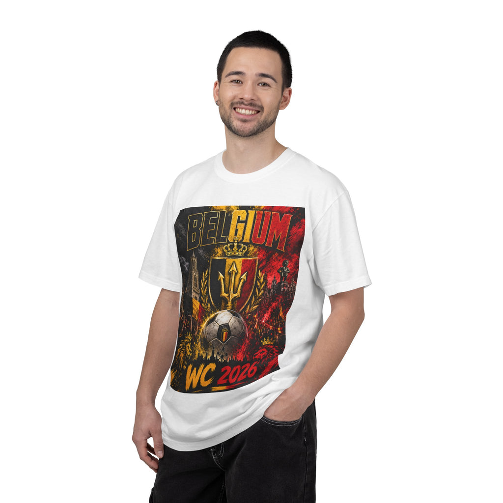 Belgium WC 2026 Soccer T-Shirt — Team Belgium North America Tour (Seattle • Los Angeles • Vancouver)