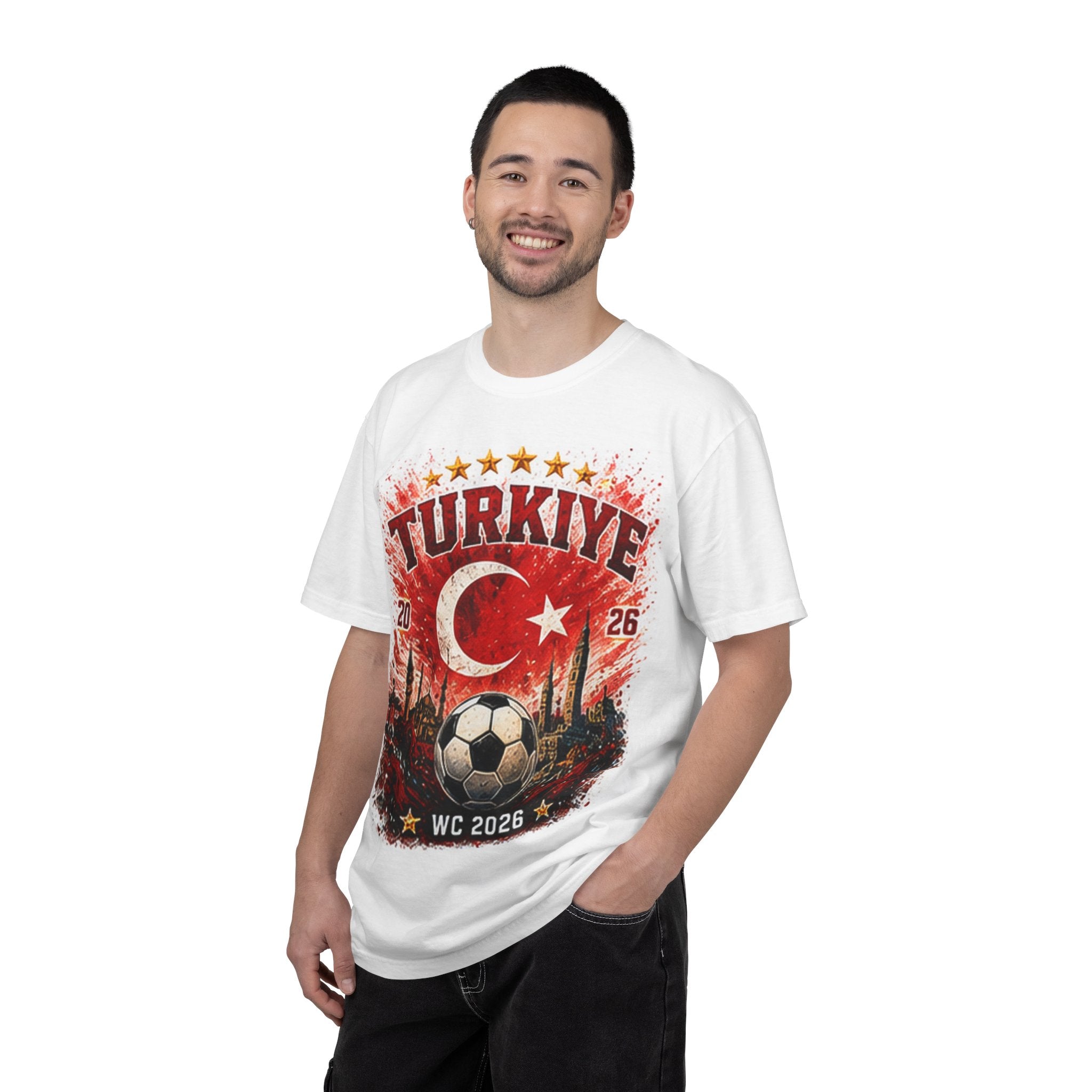 Türkiye WC 2026 Soccer T-Shirt — World Cup Fan Tee (Vancouver, San Francisco, Los Angeles)