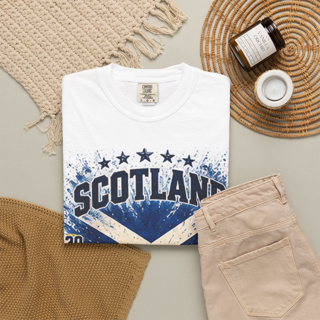 Scotland WC 2026 Soccer T‑Shirt — Scotland Football Fan Tee (Boston & Vancouver)