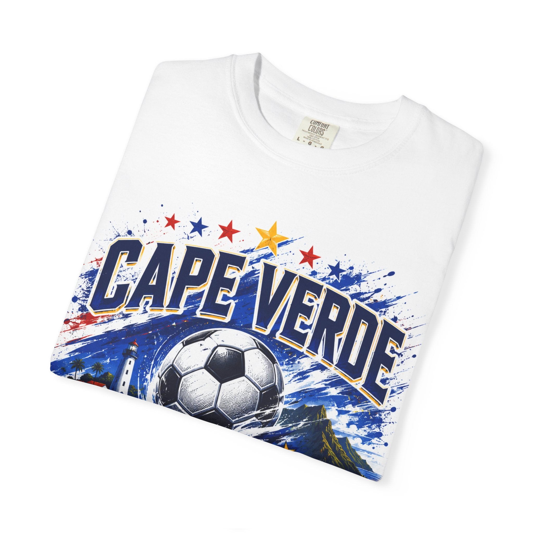Cape Verde Soccer World Cup 2026 T-Shirt — Atlanta Miami Houston Fan Tee
