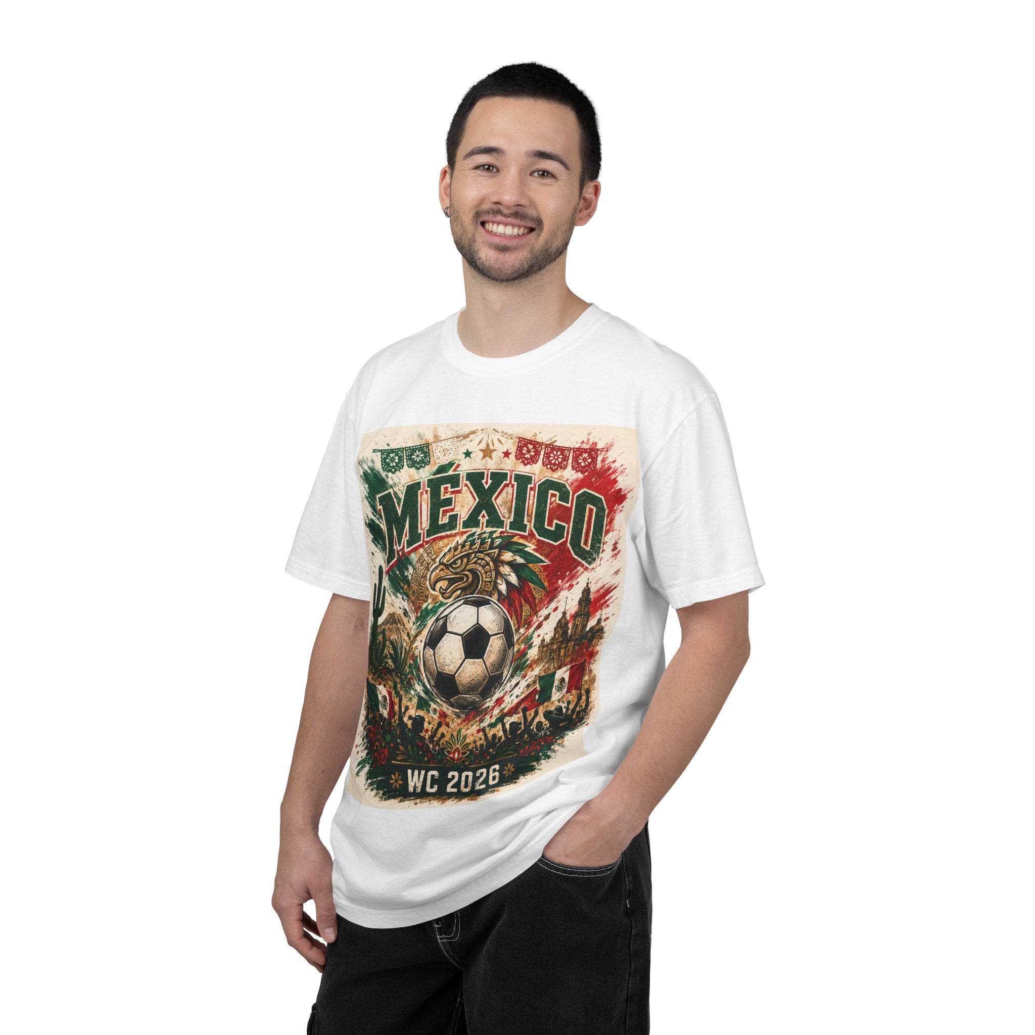 Mexico WC 2026 Soccer T-Shirt — Mexico City Guadalajara Monterrey Vintage Football Tee