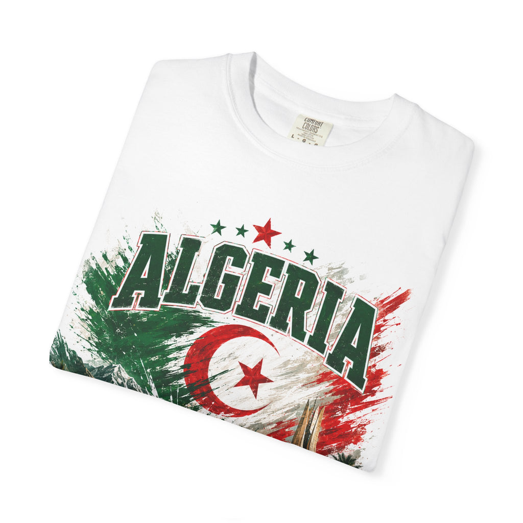 Algeria Soccer T-Shirt – WC 2026 Fan Tee with Flag, Football & City Landmarks