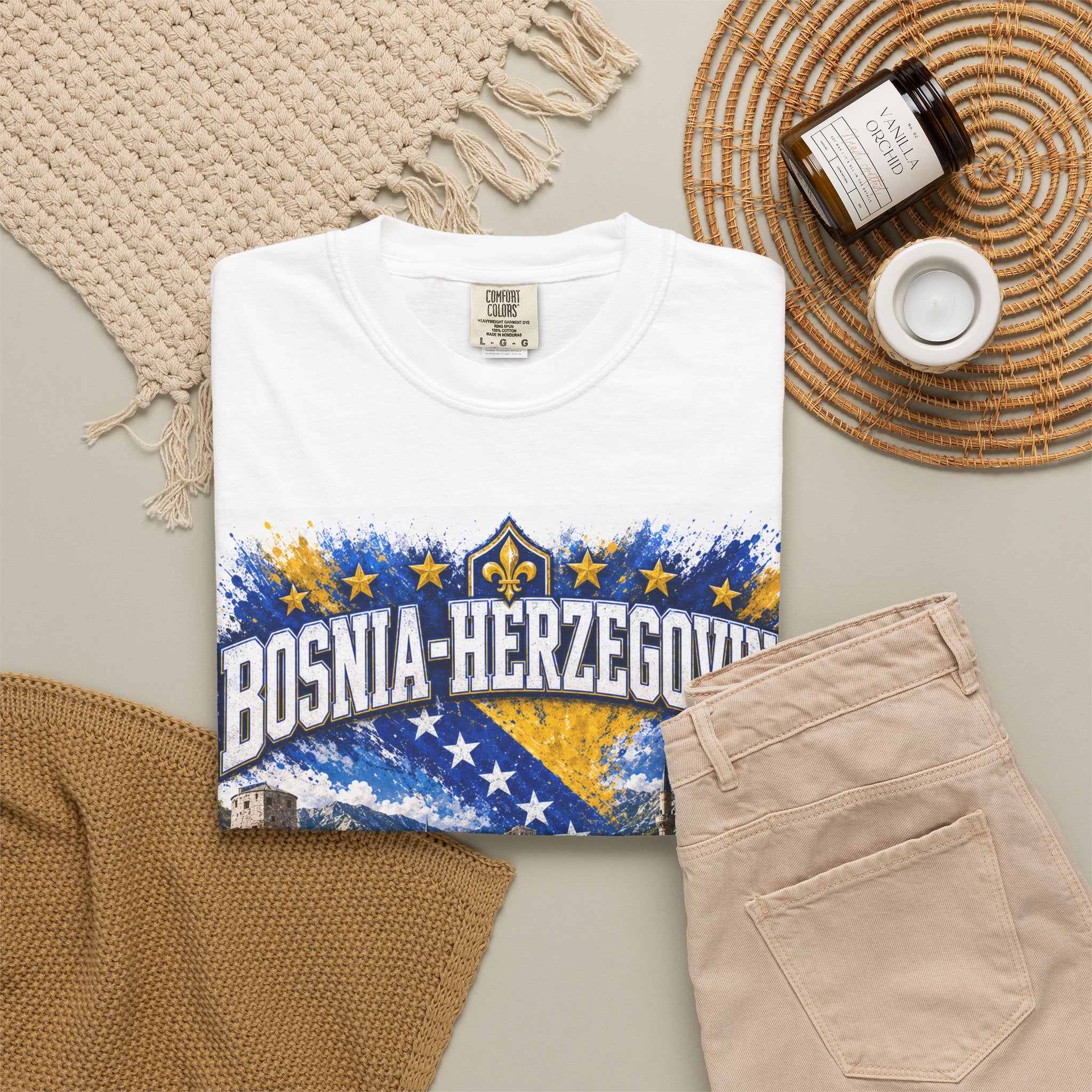 Bosnia-Herzegovina WC 2026 Soccer T-Shirt — Toronto Los Angeles Seattle Fan Tee