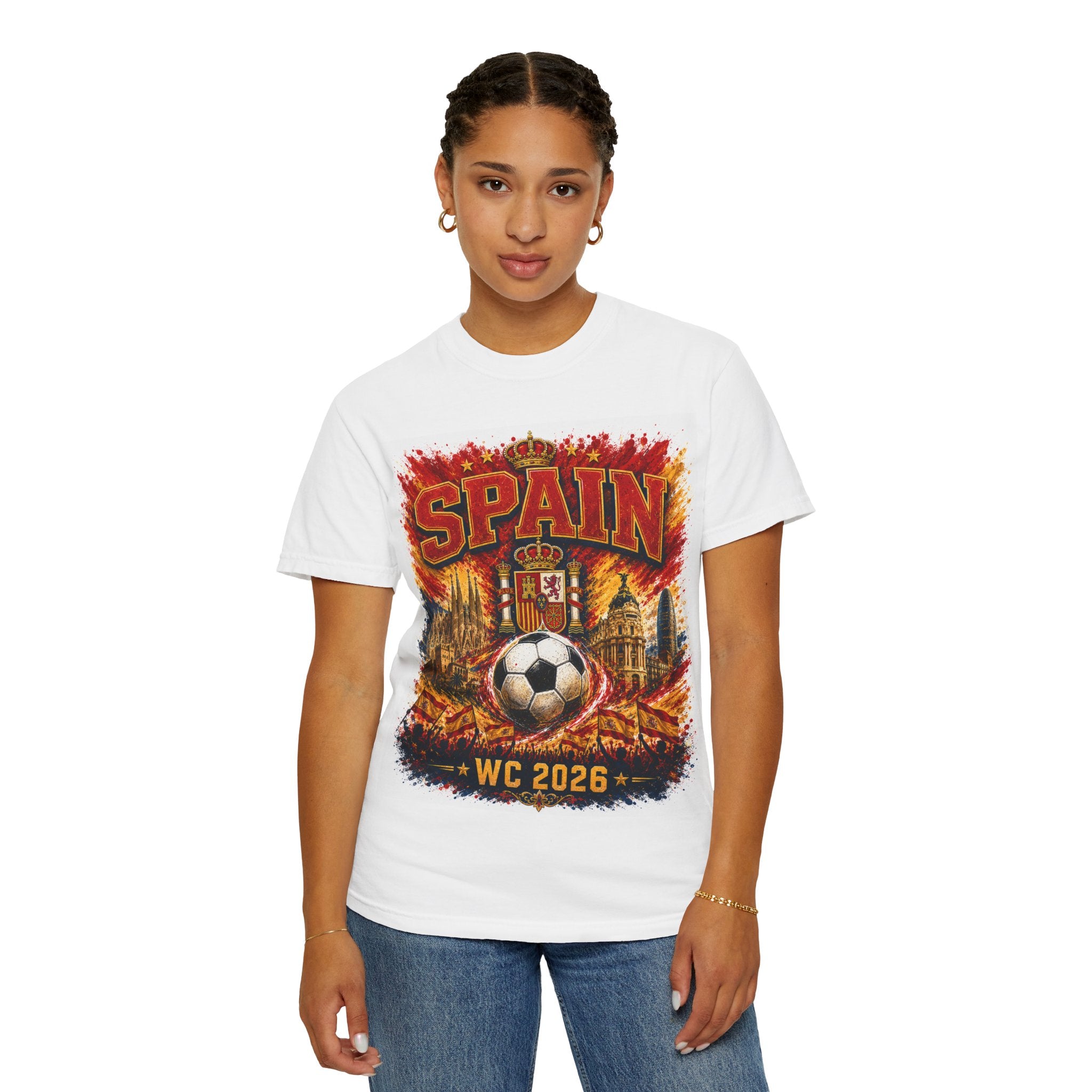 Spain Soccer T‑Shirt — WC 2026 Fan Tee (Spain, Atlanta & Miami)