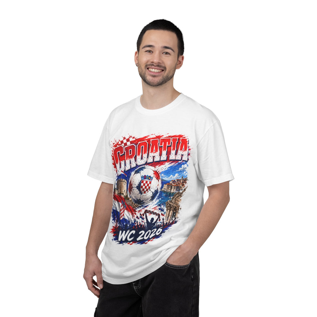 Croatia WC 2026 Soccer T-Shirt — Croatia Fan Tee (Dallas, Kansas City, Toronto)