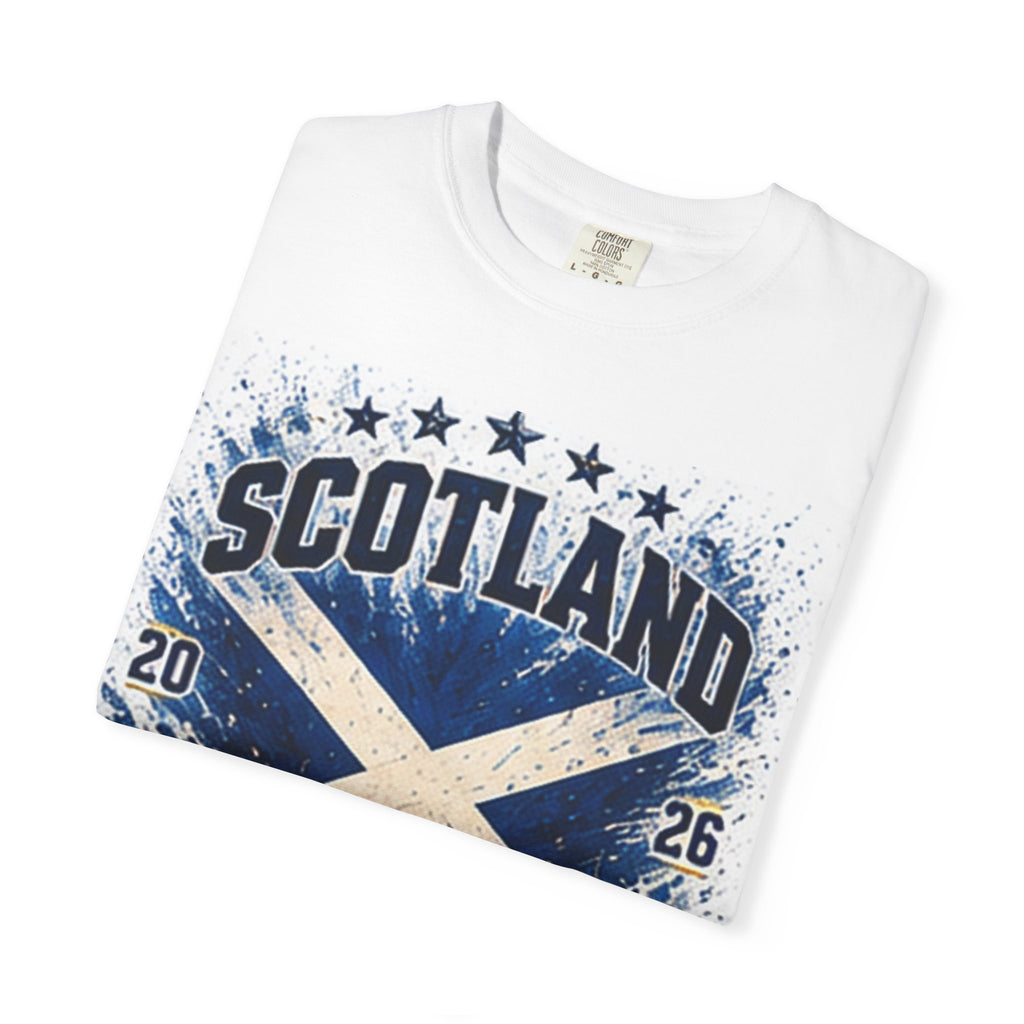Scotland WC 2026 Soccer T‑Shirt — Scotland Football Fan Tee (Boston & Vancouver)