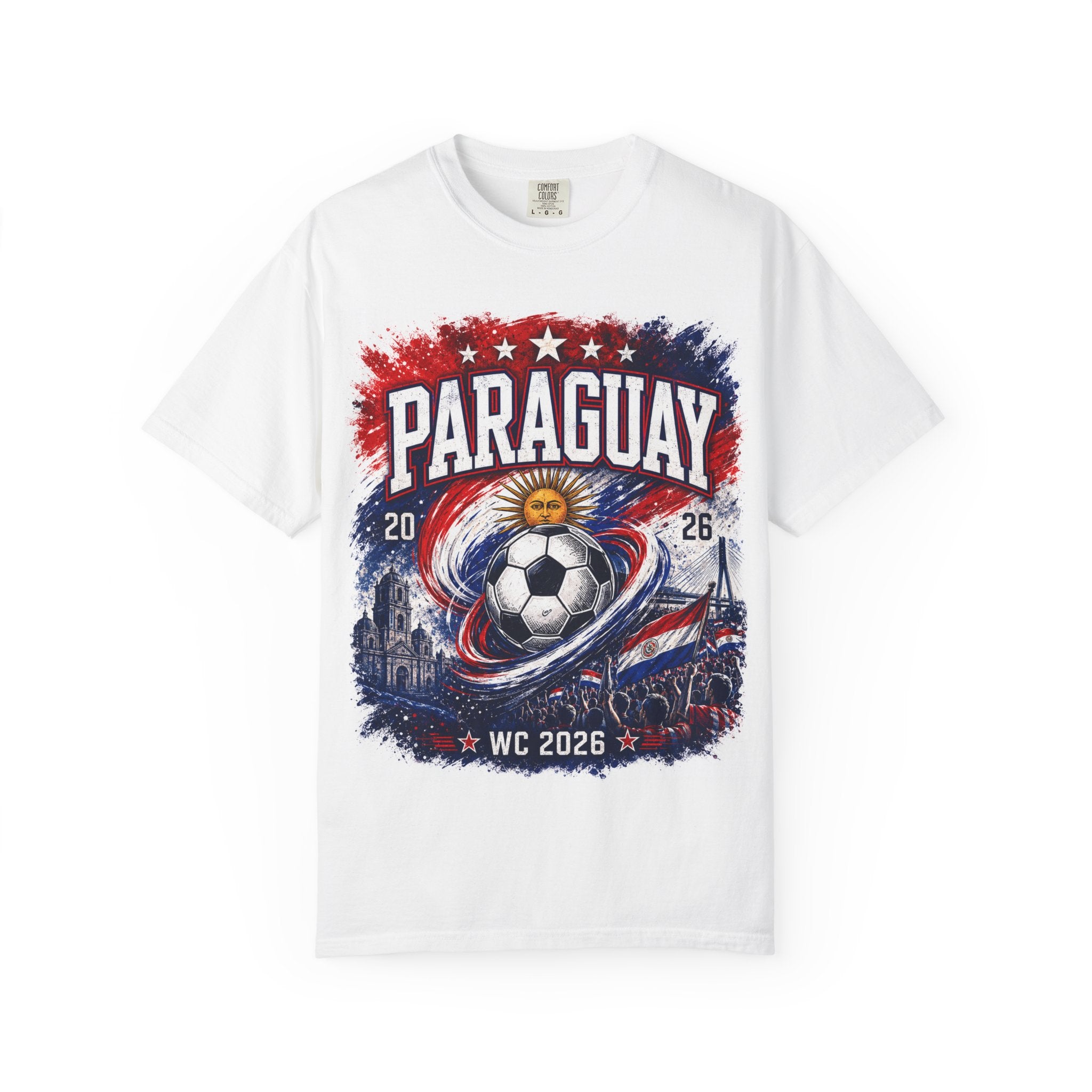 Paraguay World Cup 2026 Soccer T-Shirt — WC 2026 Paraguay Fan Tee