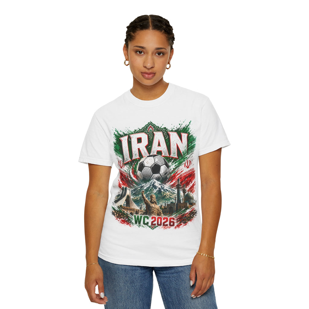 Iran World Cup 2026 Soccer T-Shirt — WC 2026 Los Angeles & Seattle Fan Tee