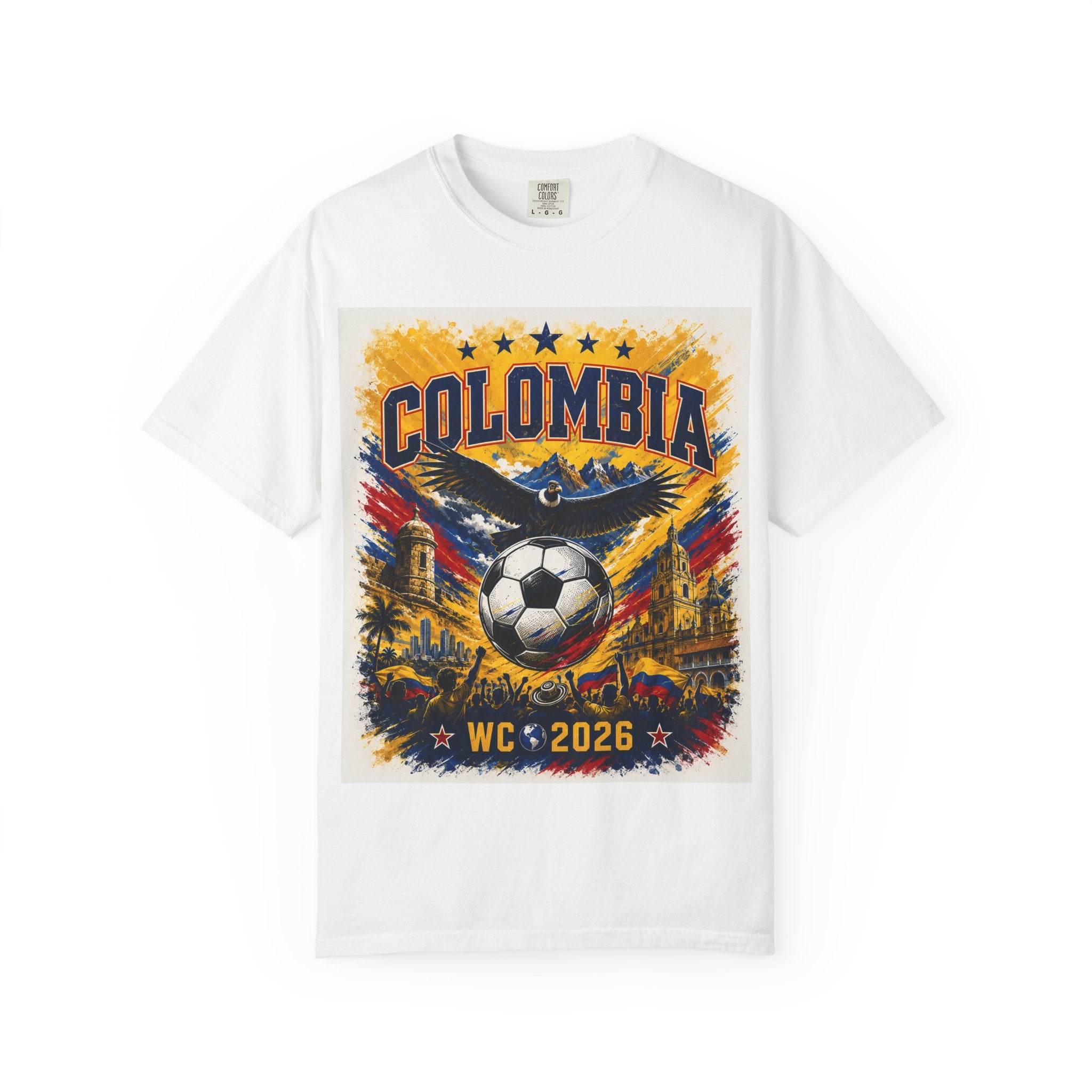 Colombia World Cup 2026 Soccer Tee — Colombia WC 2026 Football T‑Shirt