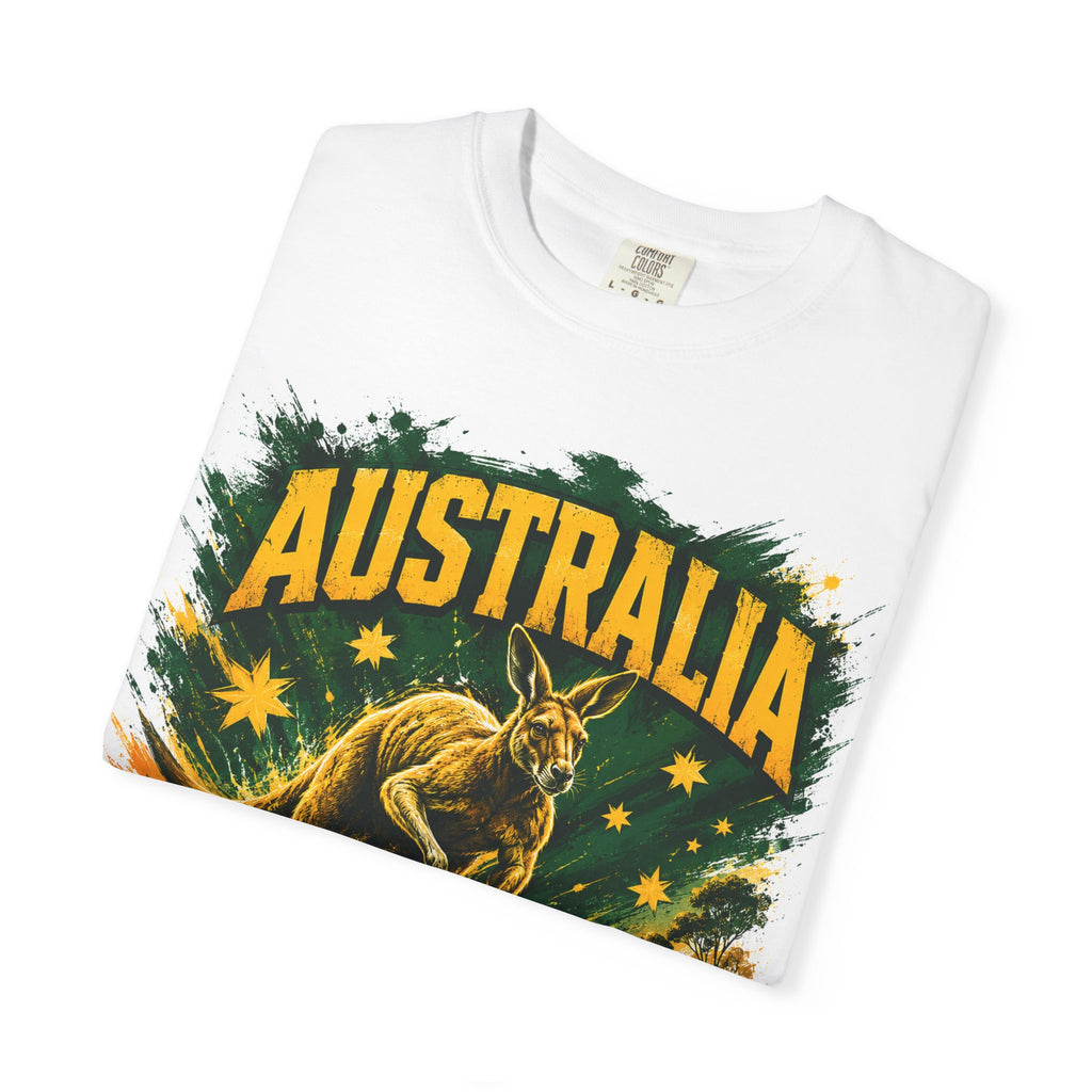 Australia WC 2026 Soccer T-Shirt — Kangaroo & Cities World Cup Tee
