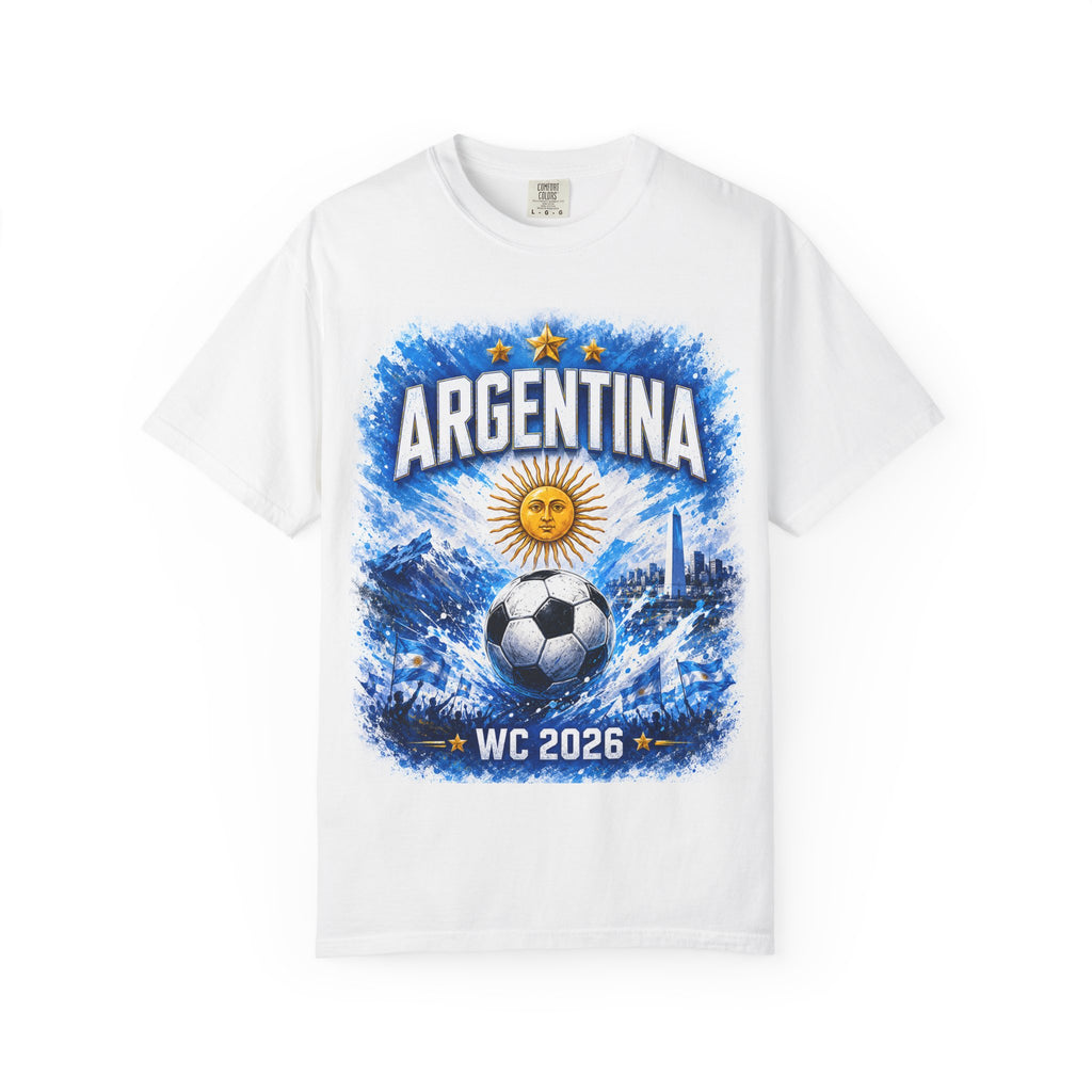 Argentina World Cup 2026 Soccer T‑Shirt — Argentina WC 2026 Fans Tee