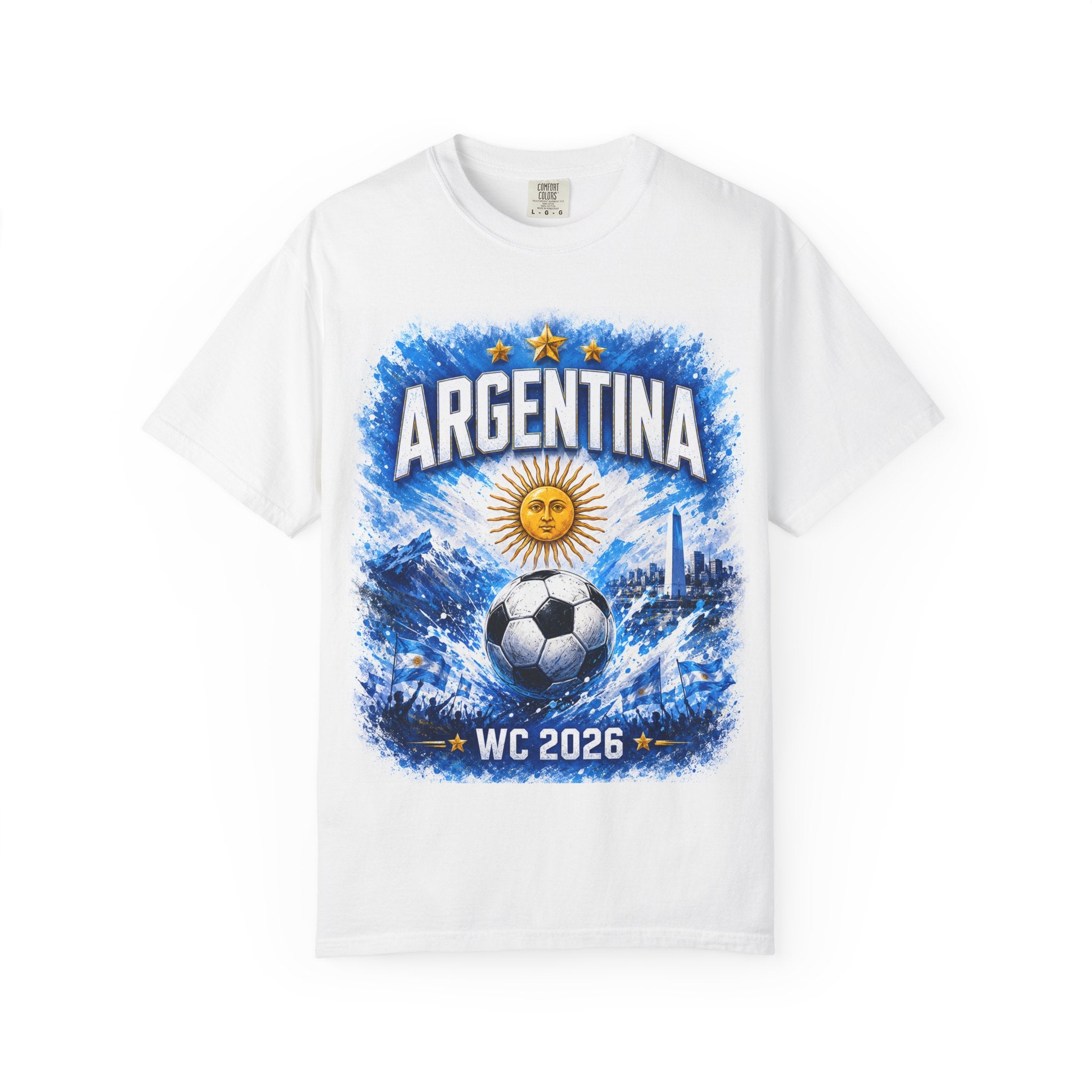 Argentina World Cup 2026 Soccer T‑Shirt — Argentina WC 2026 Fans Tee